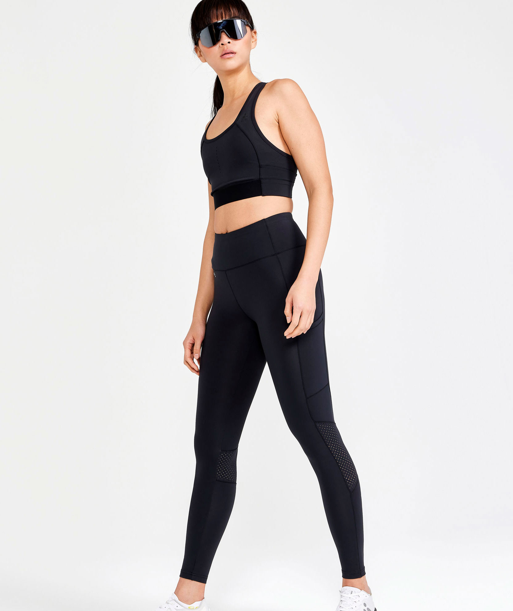 Craft ADV Essence women's tights, Black, large image number 3