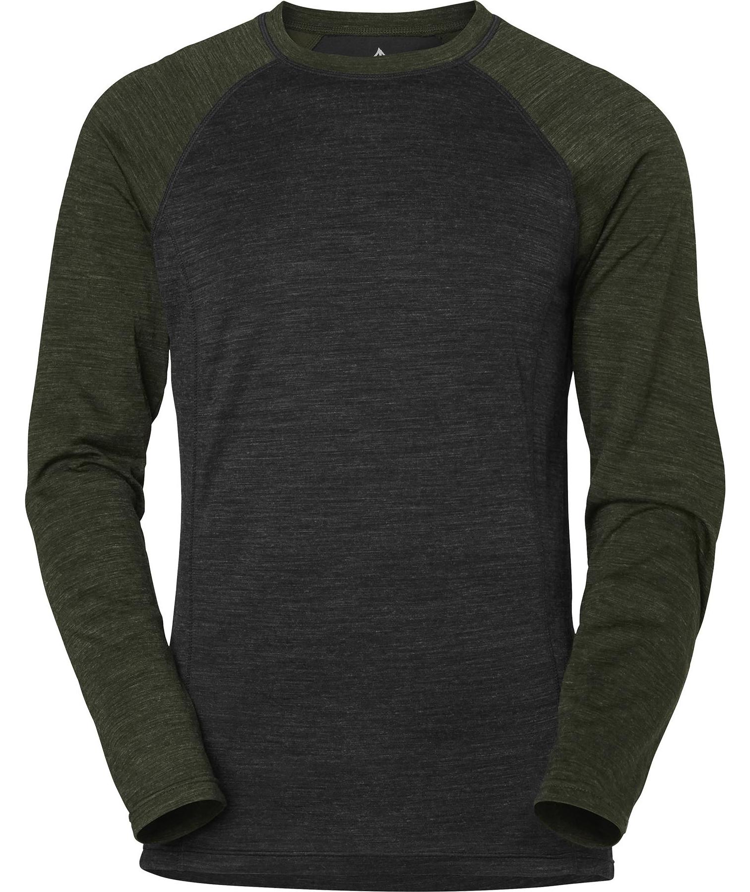 Matterhorn Haley Sweater mit Merinowolle, Schwarz/Gr&uuml;n