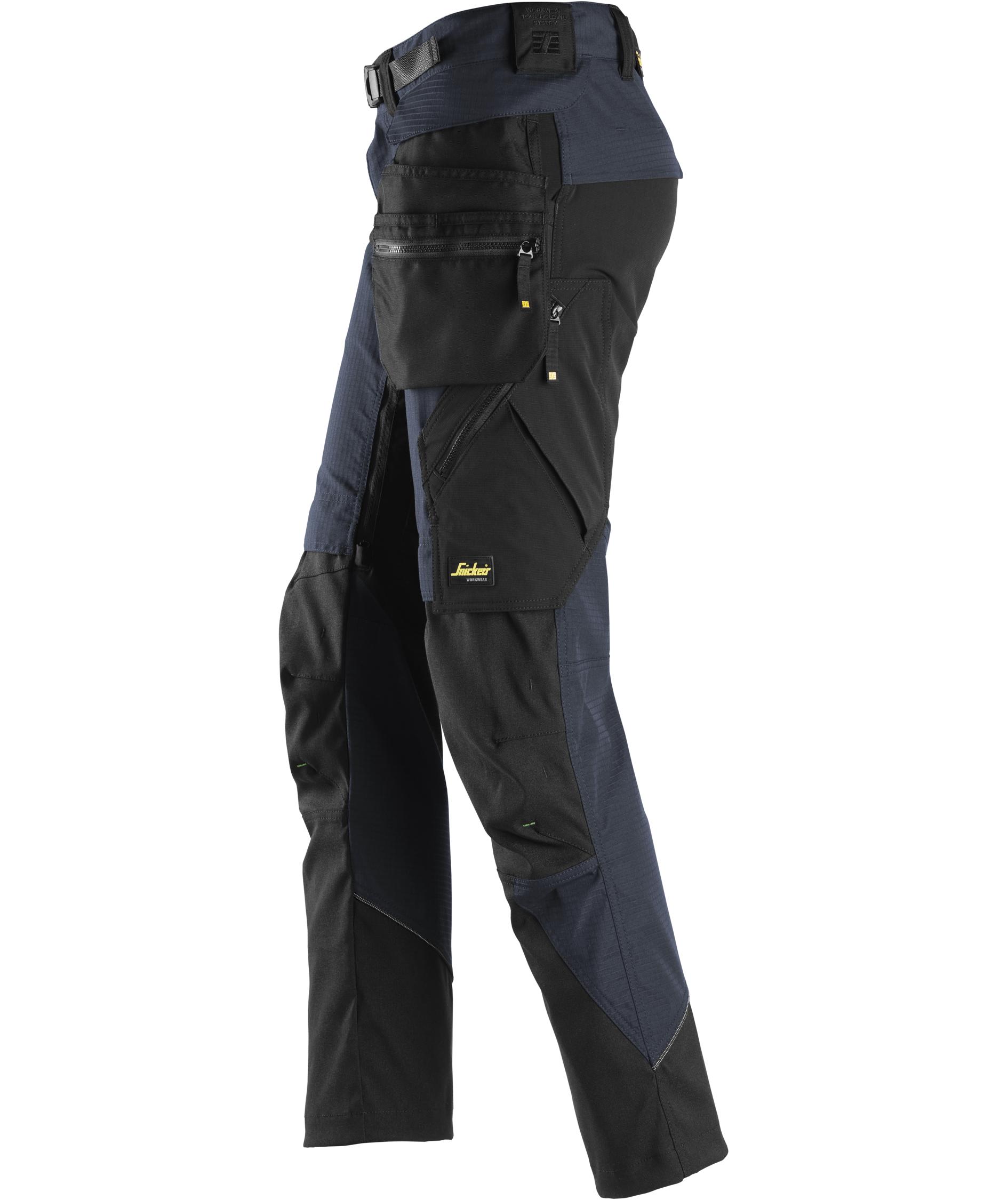 Snickers FlexiWork craftsman trousers 6972, Navy/black, large image number 3