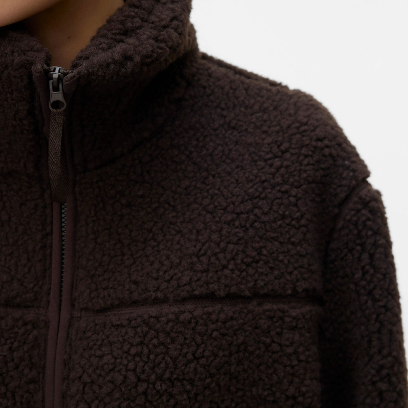 Vero Moda VMKARLA dame fiberpelsjakke, Chocolate Torte, large image number 4