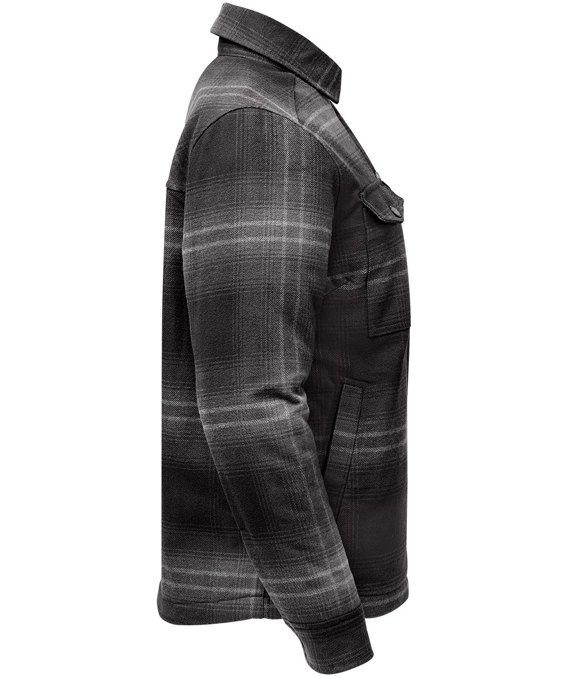 Stormtech Highland padded women's shirt jacket, Dark Grey Windows, large image number 2