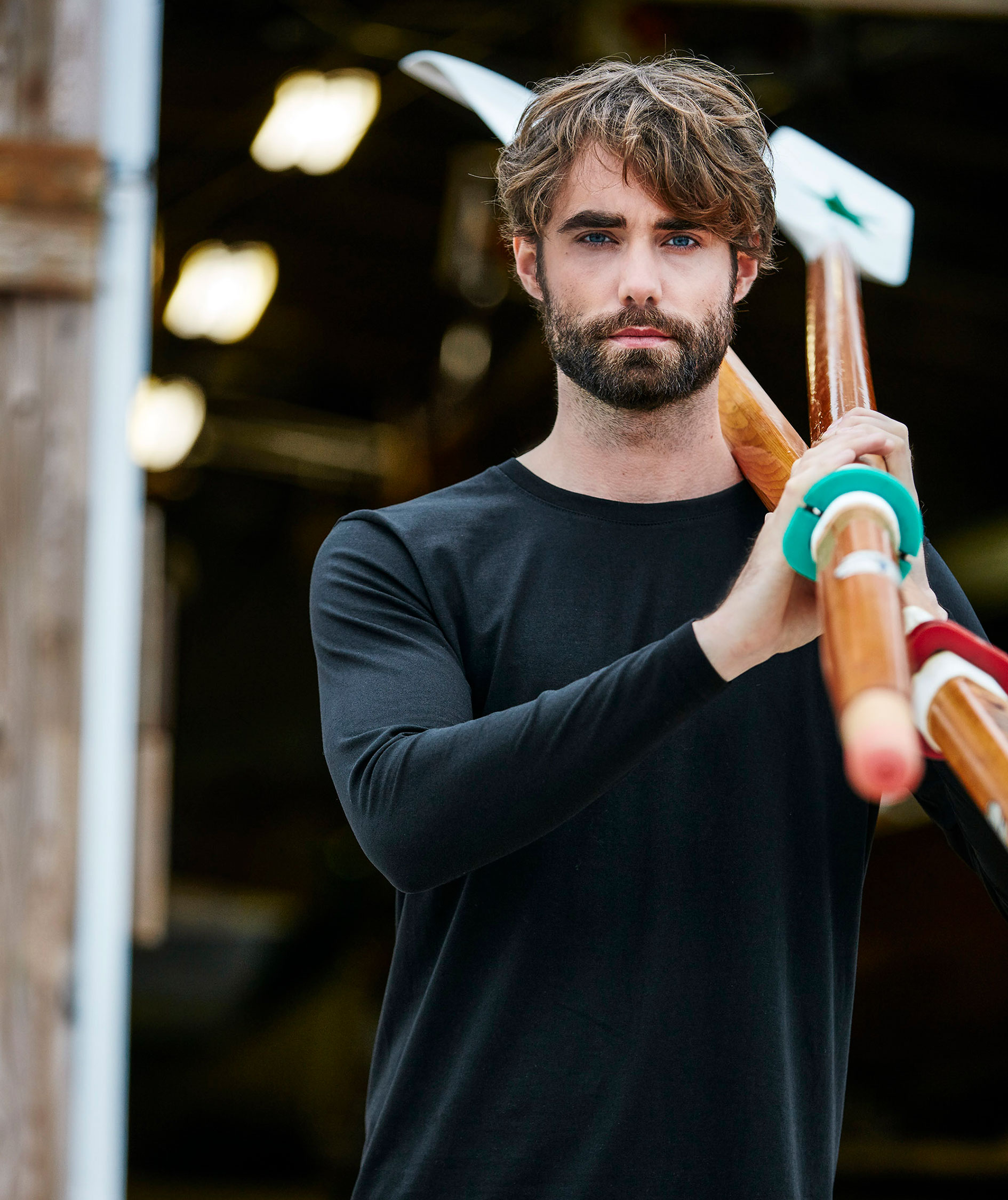 South West Vermont lang&aelig;rmet T-shirt, Black, large image number 5