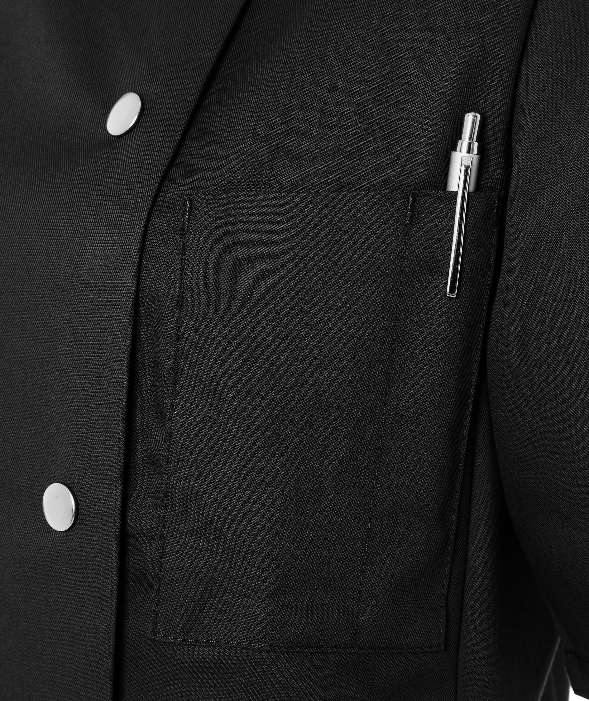 Karlowsky Greta kort&auml;rmad kockjacka dam, Svart, large image number 6