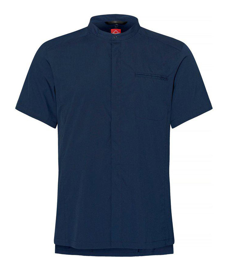 Segers 1006 regular fit kort&auml;rmad kockskjorta, Navy