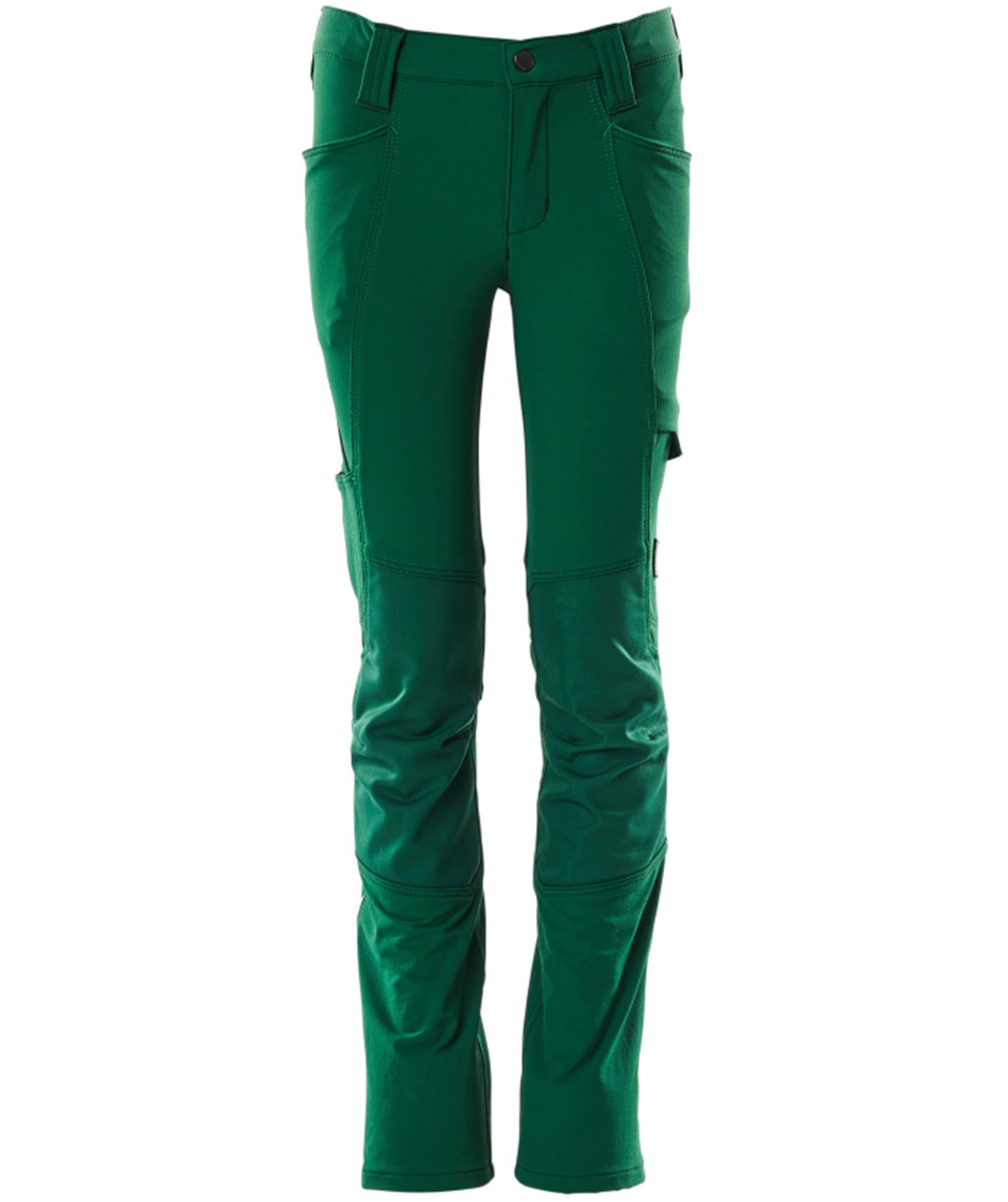 Mascot Accelerate arbetsbyxa till barn full stretch, Gr&ouml;n