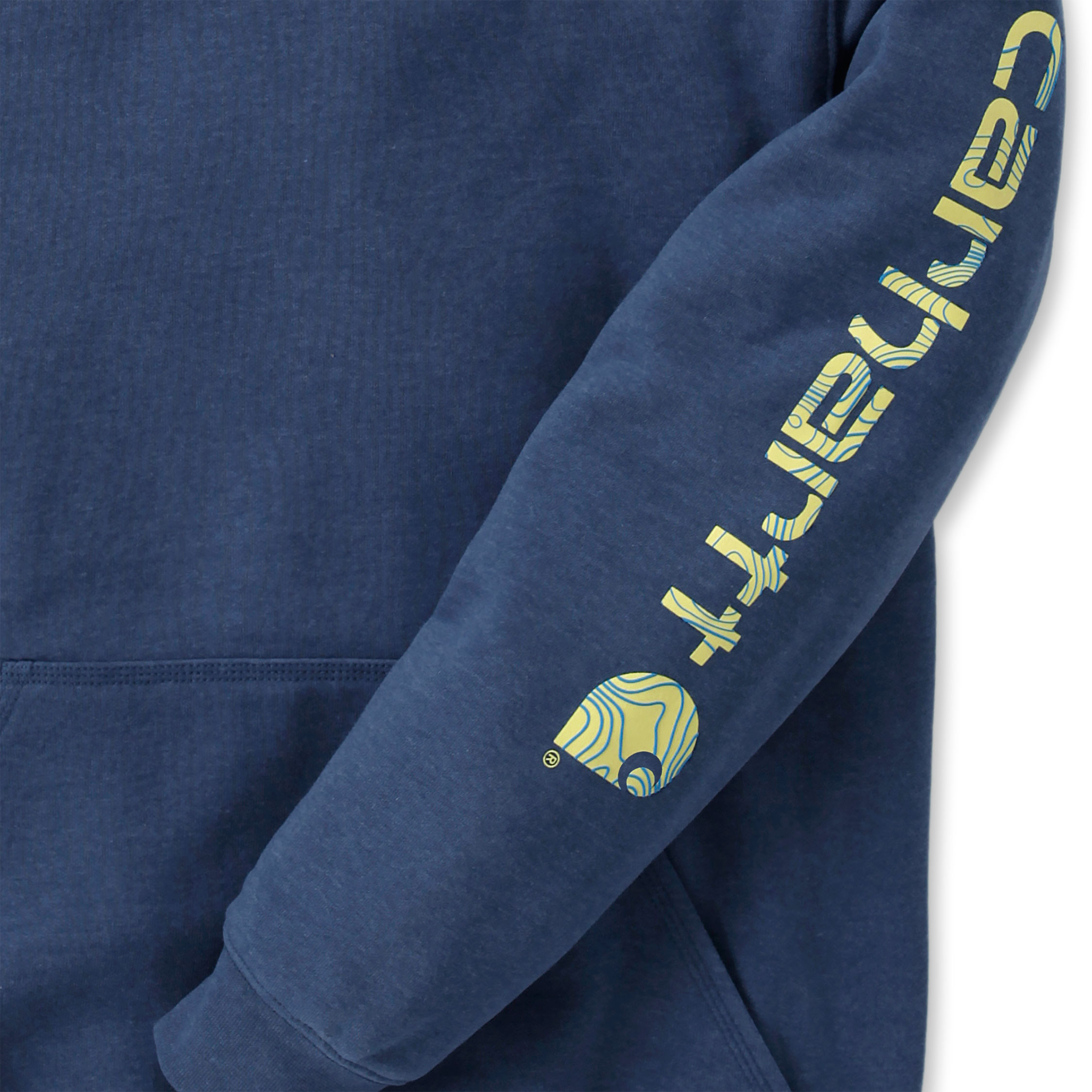 Carhartt Midweight hoodie, Deep Ocean Heather, large image number 3