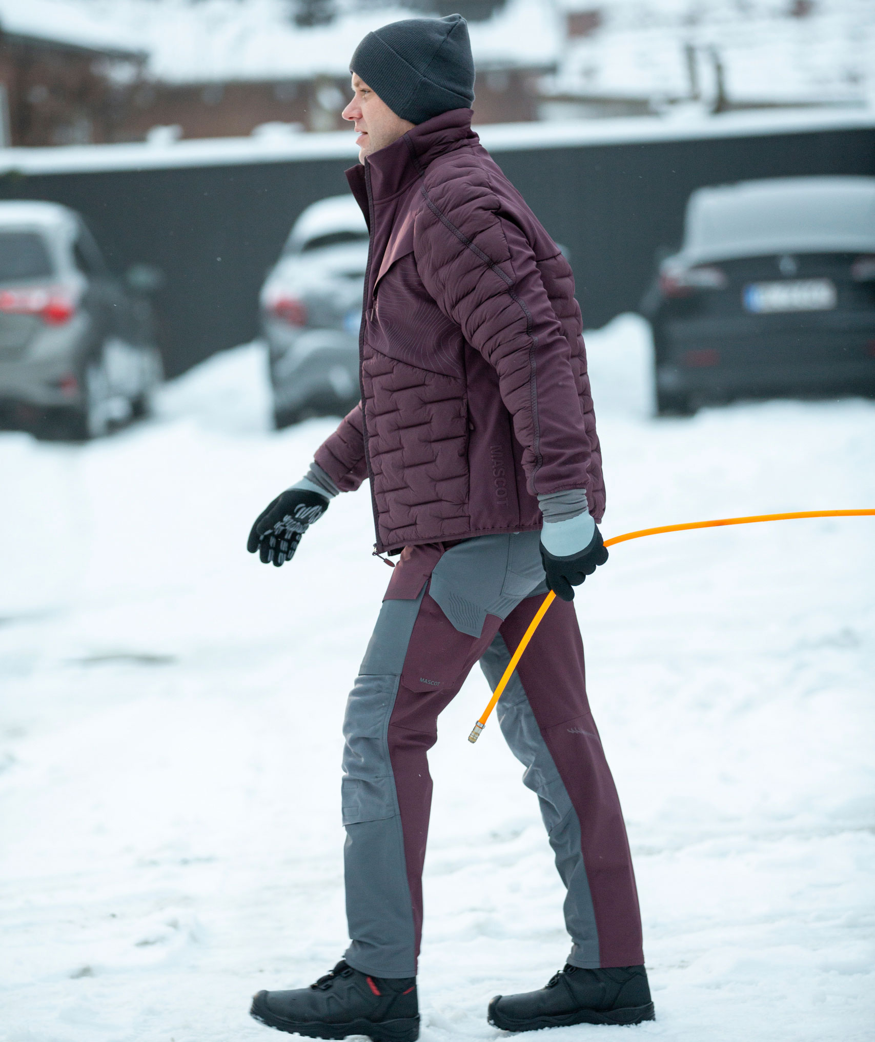 Mascot Customized vatteret jakke, Bordeaux, large image number 5