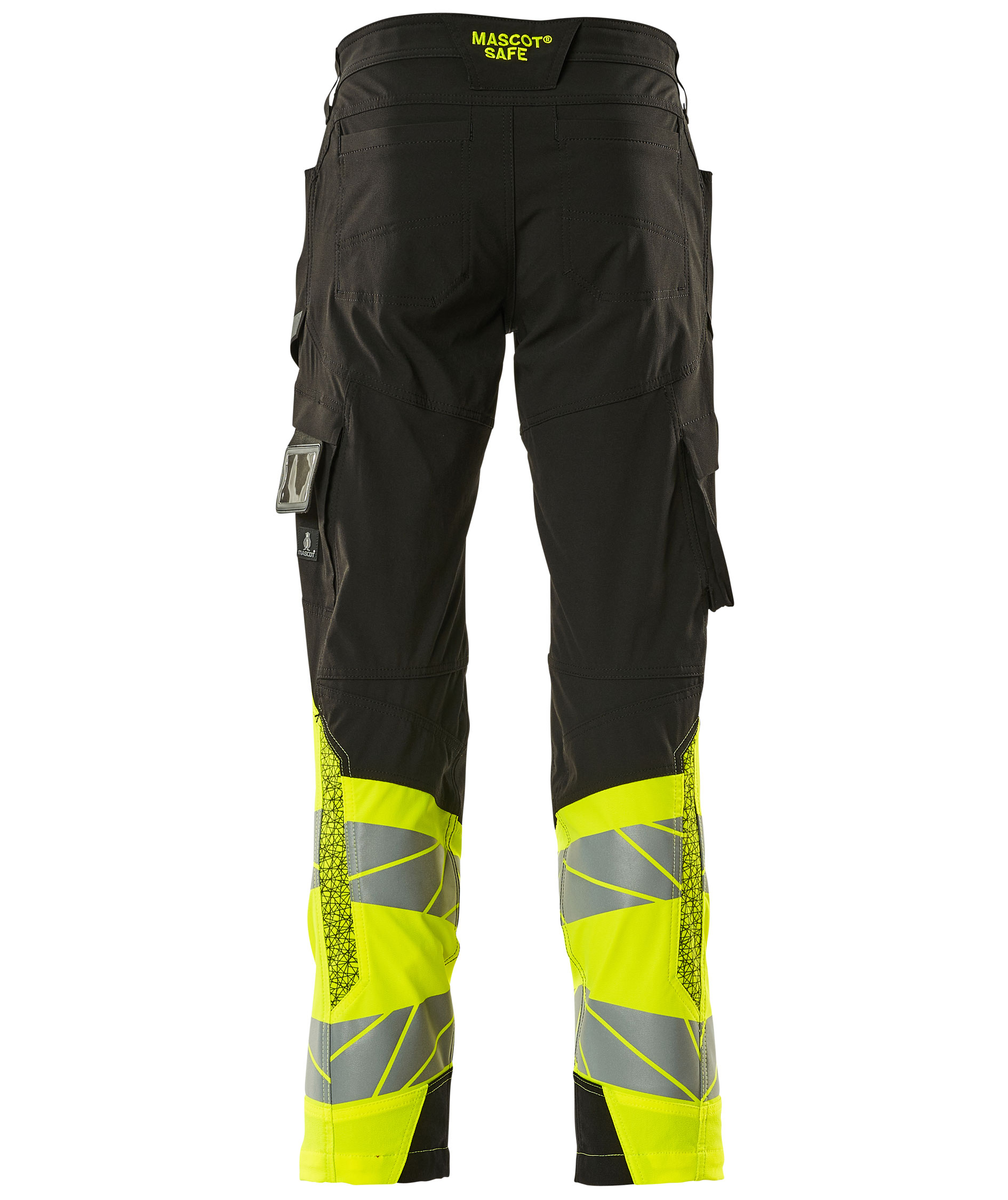 Mascot Accelerate Safe Diensthose full stretch, Schwarz/Hi-Vis Gelb, large image number 1