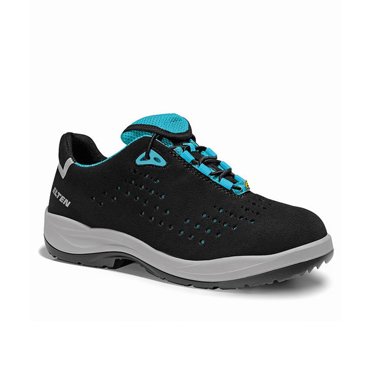2. sortering Elten Impulse Lady Aqua Low vernesko S1P, Svart