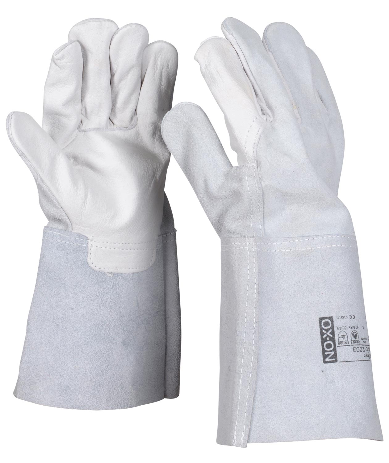 OX-ON Worker Basic 2003 svejsehandsker, Hvid