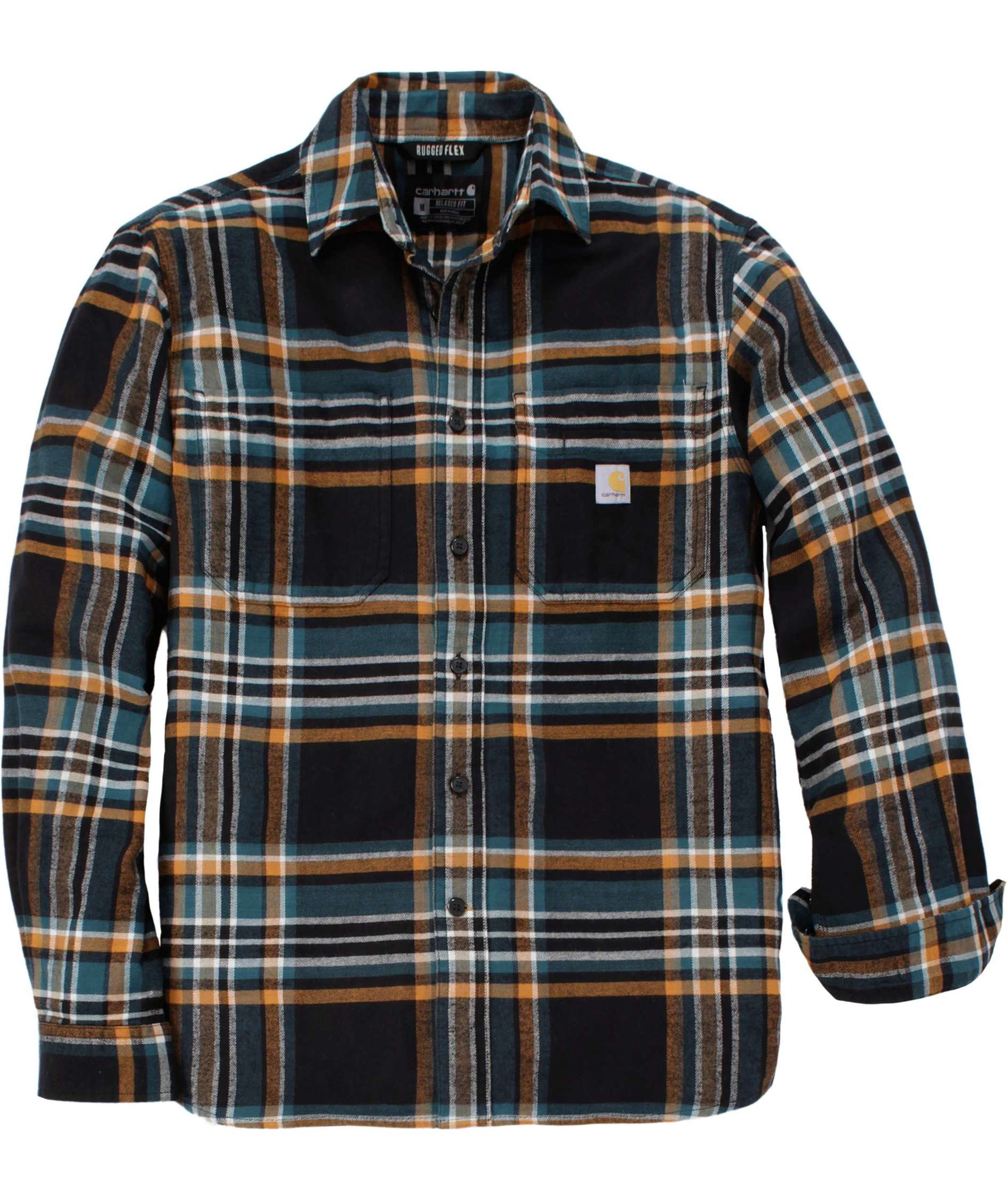 Carhartt flannelskjorte og 2 T-shirts