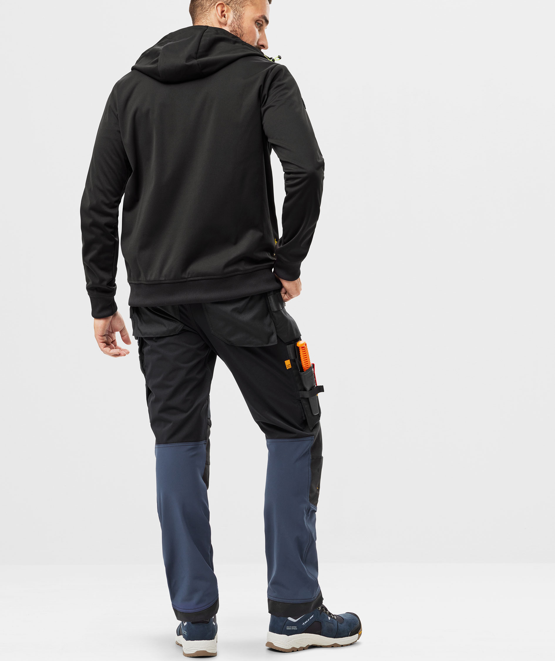 Snickers AllroundWork h&aring;ndverksbukse 6275 full stretch, Navy/black, large image number 3