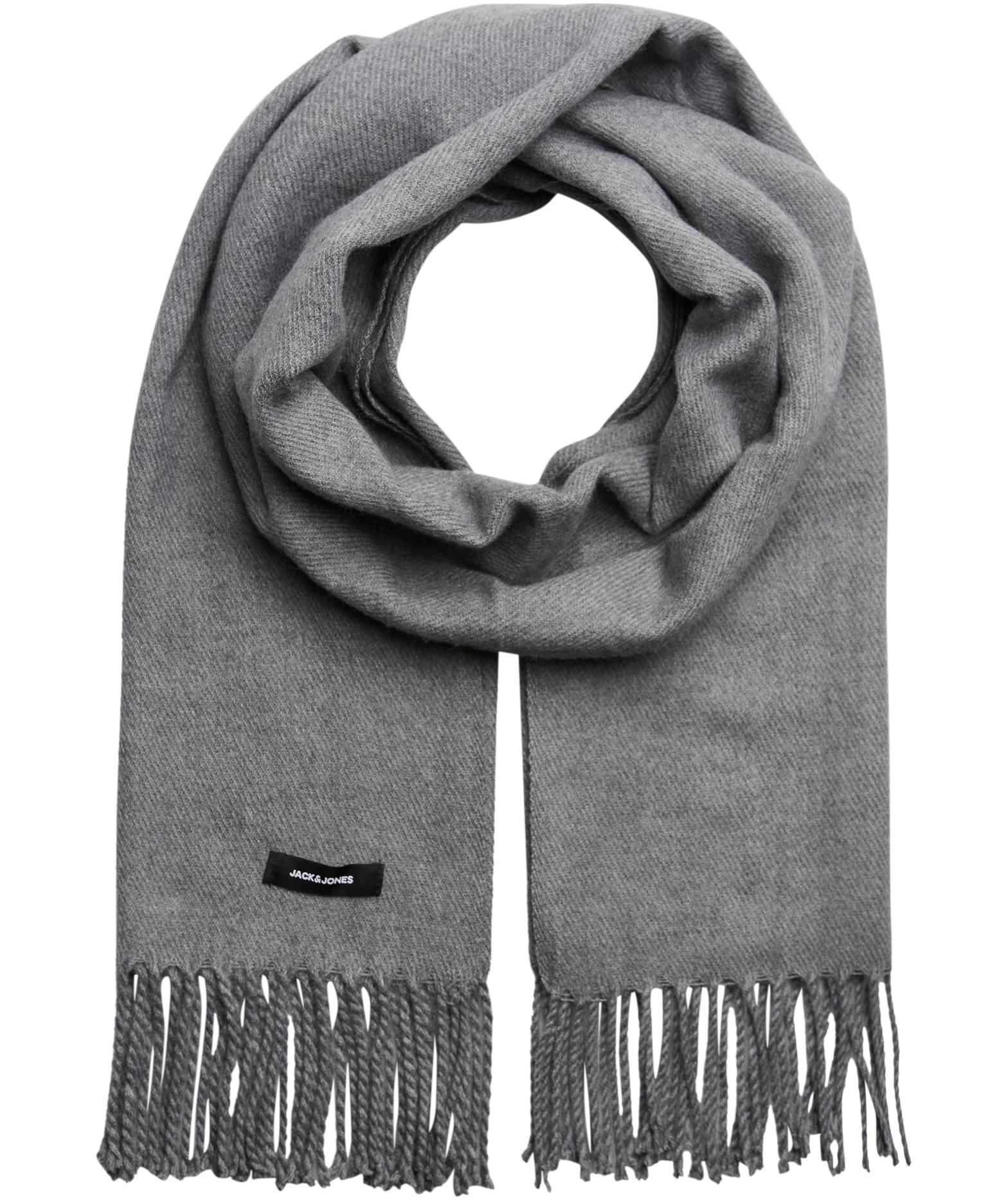 Jack & Jones JACSOLID scarf, Grey melange
