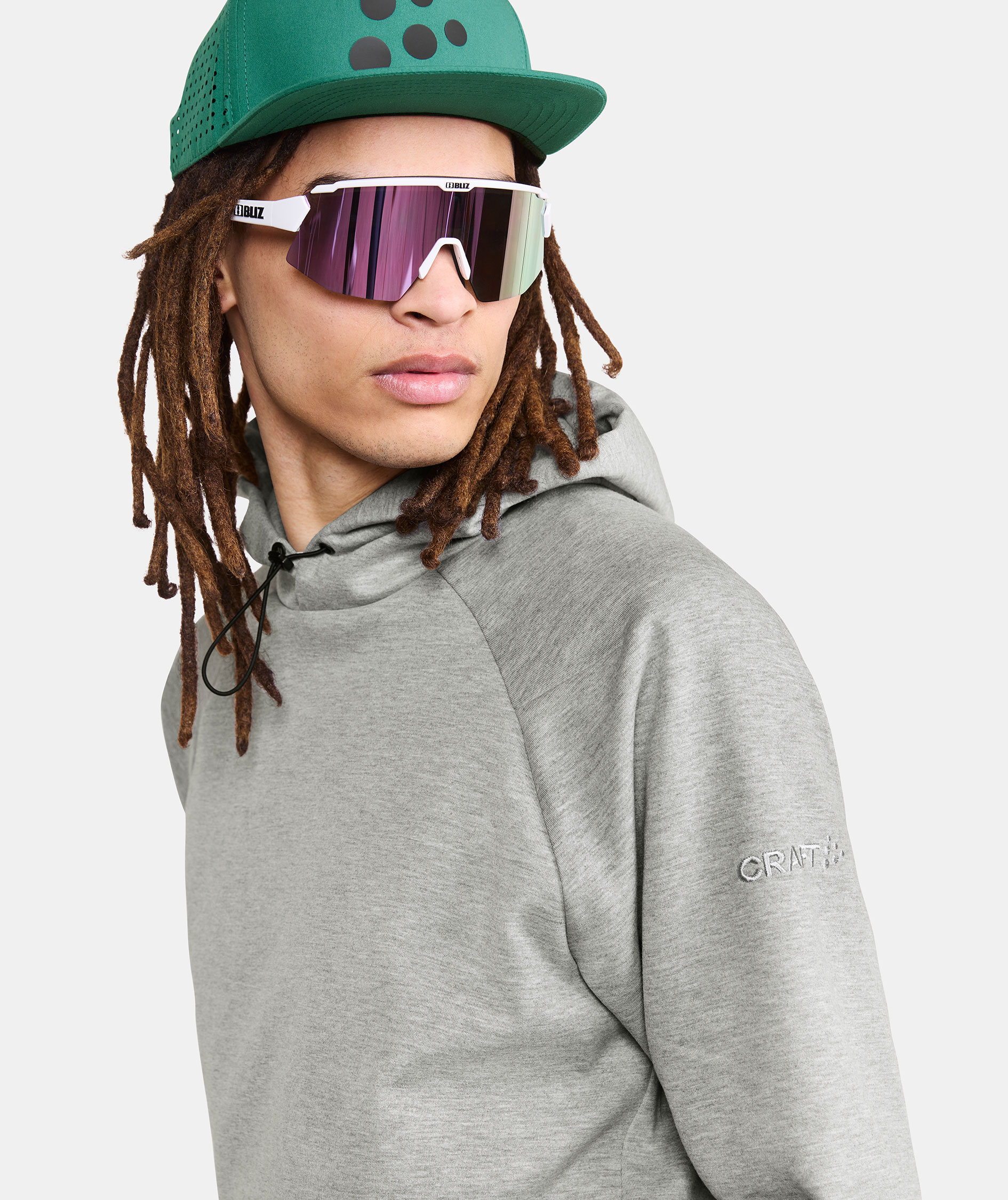 Craft ADV Join h&aelig;ttetr&oslash;je, Grey melange , large image number 5