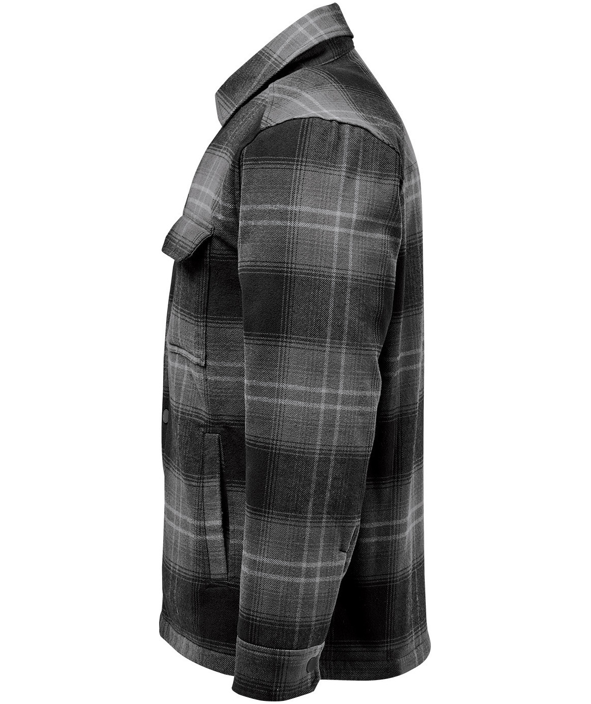 Stormtech Highland padded shirt jacket, Dark Grey Windows, large image number 3