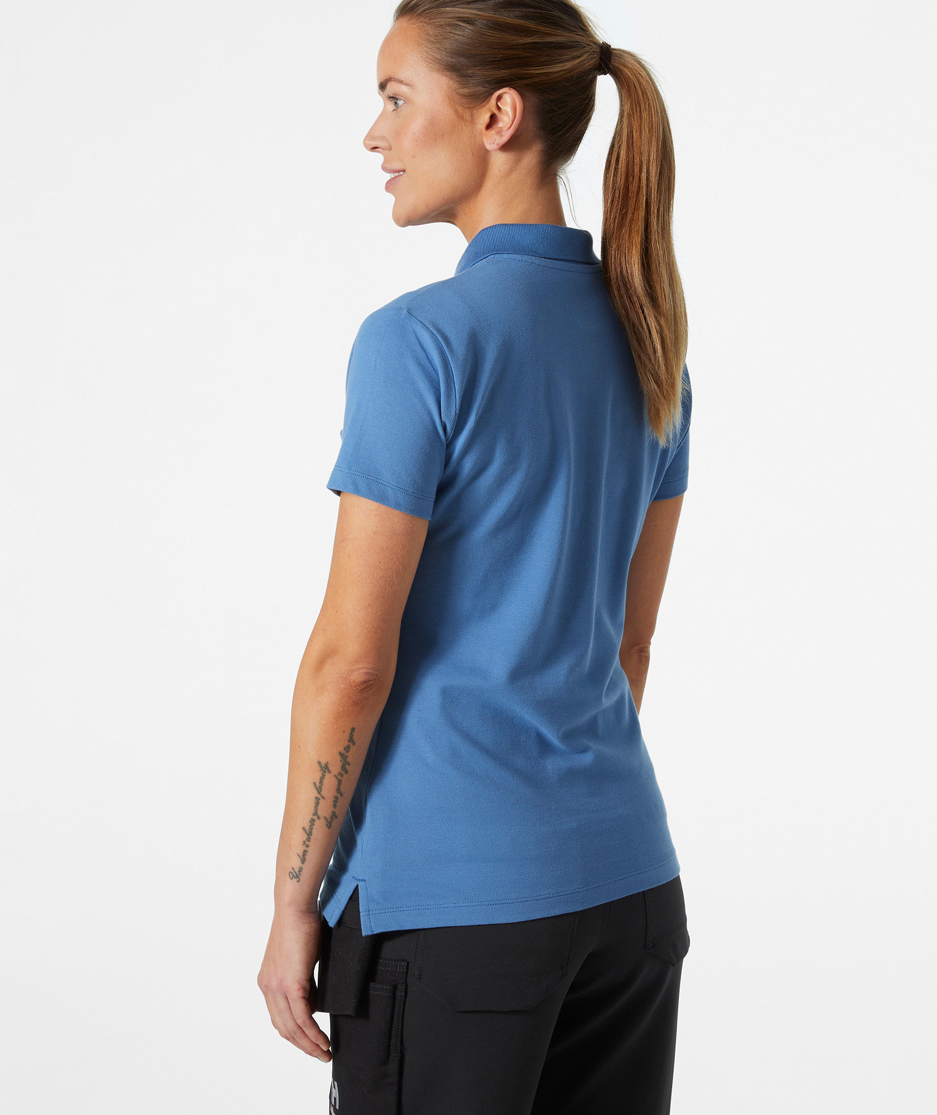 Helly Hansen Classic dame polo T-shirt, Stone Blue, large image number 3