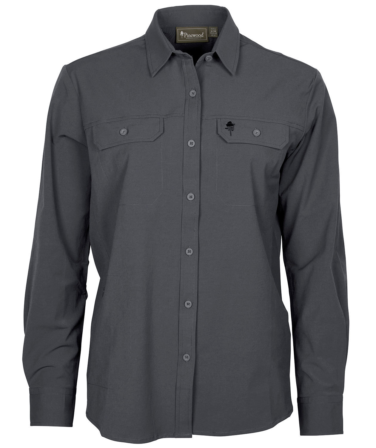 Pinewood Everyday Travel dameskjorte, Charcoal