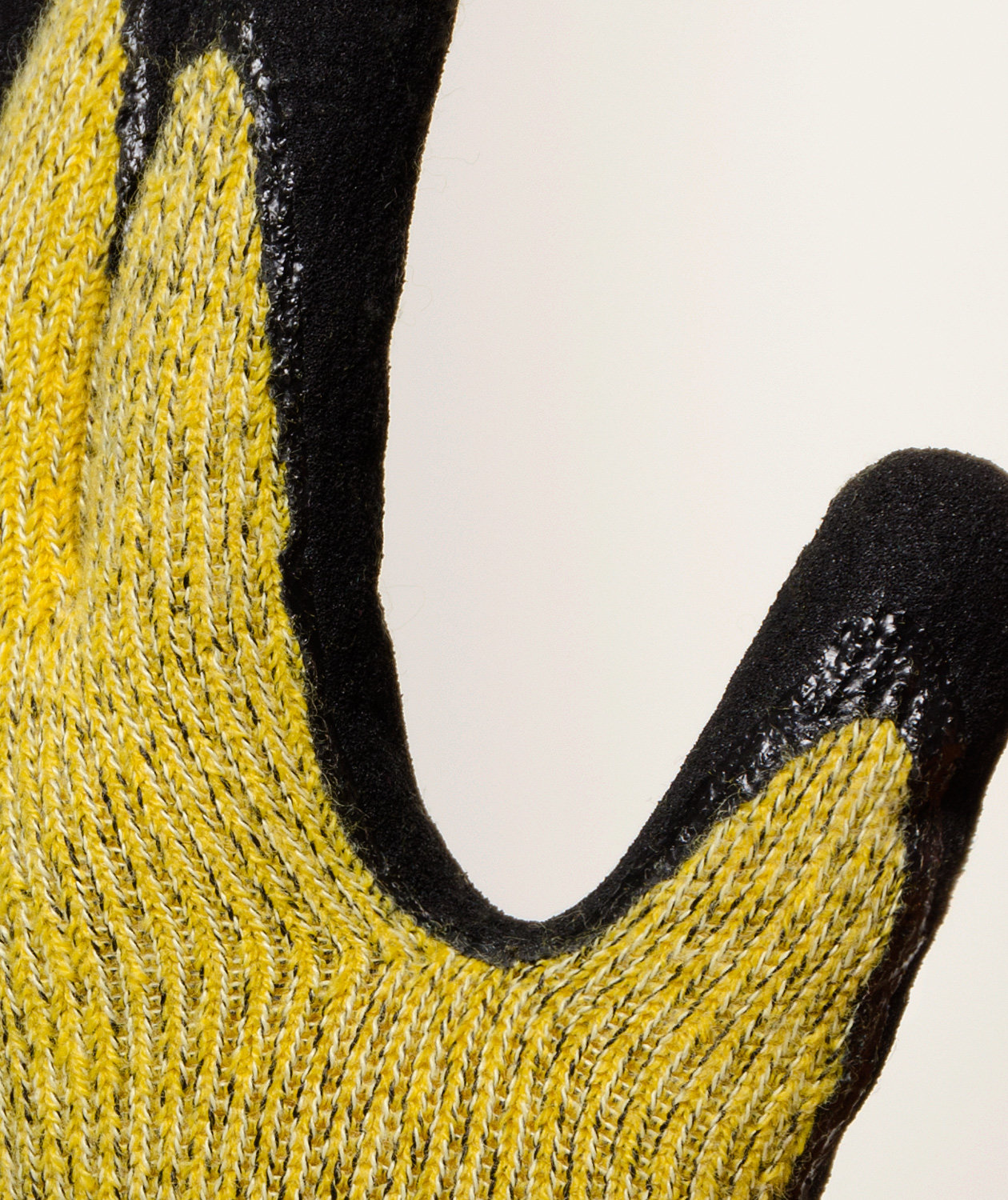 Tegera 987 sk&auml;rhandskar Cut F, Svart/Gul