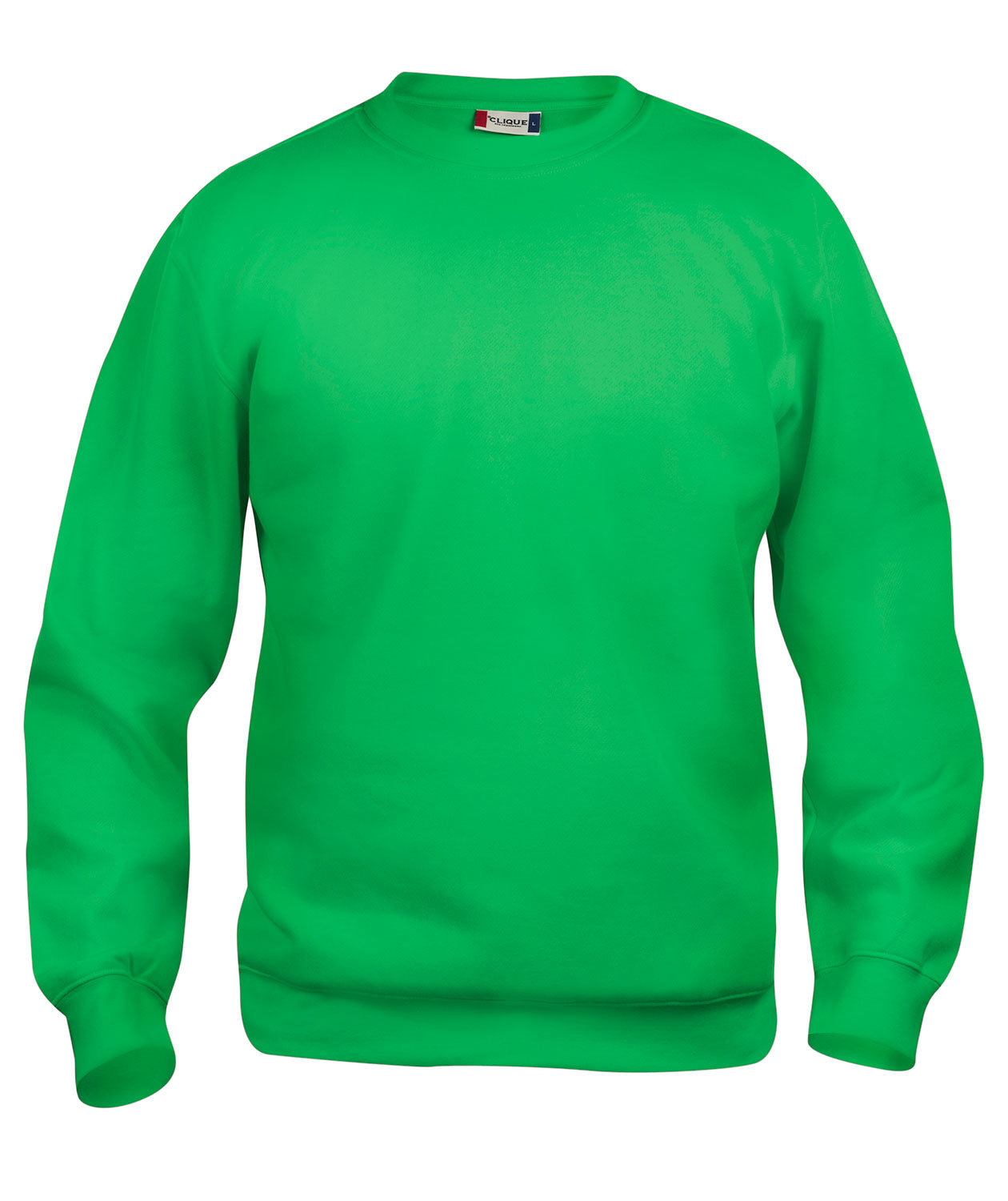 Clique Basic Roundneck sweatshirt, &Auml;ppelgr&ouml;n, &Auml;ppelgr&ouml;n, swatch