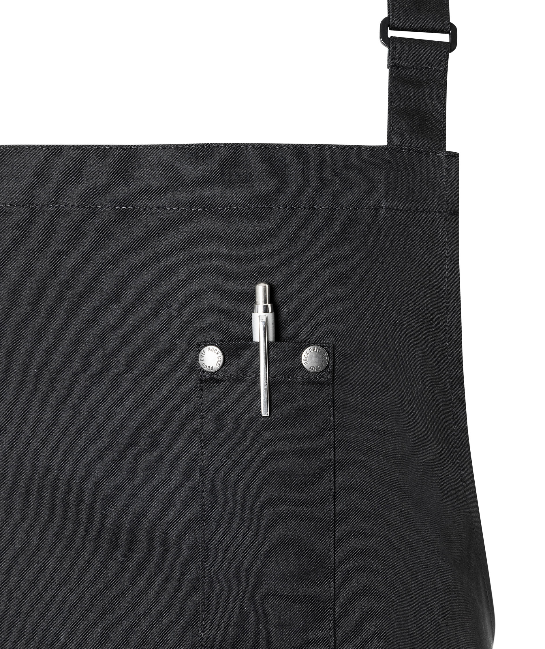 Karlowsky ROCK CHEF&reg; bib apron, Black, Black, large image number 3