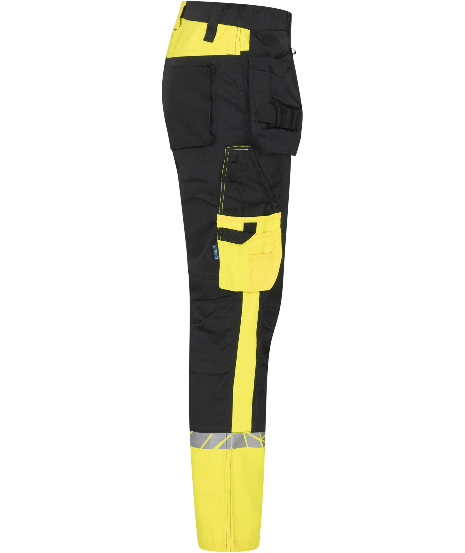 ProJob craftsman trousers 7509, Black/Yellow, large image number 2