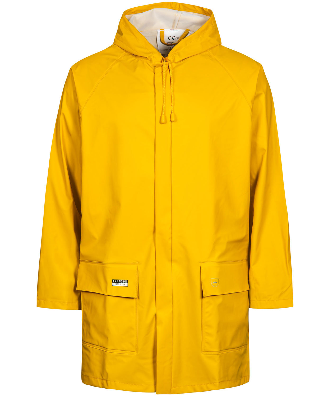 Lyngs&oslash;e PU regnjacka, Gul