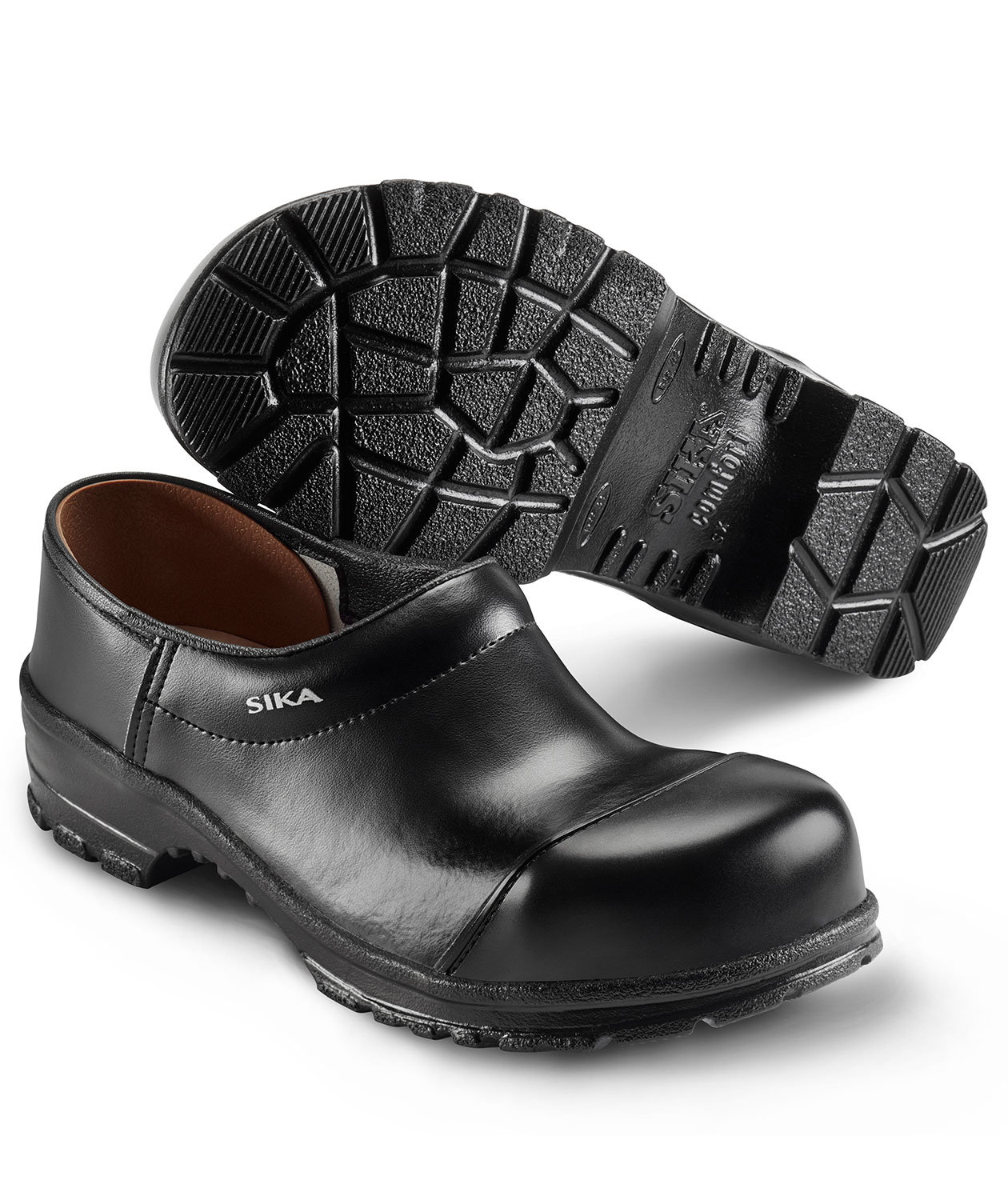 Sika Comfort skyddstr&auml;skor med h&auml;lkappa S3, Svart