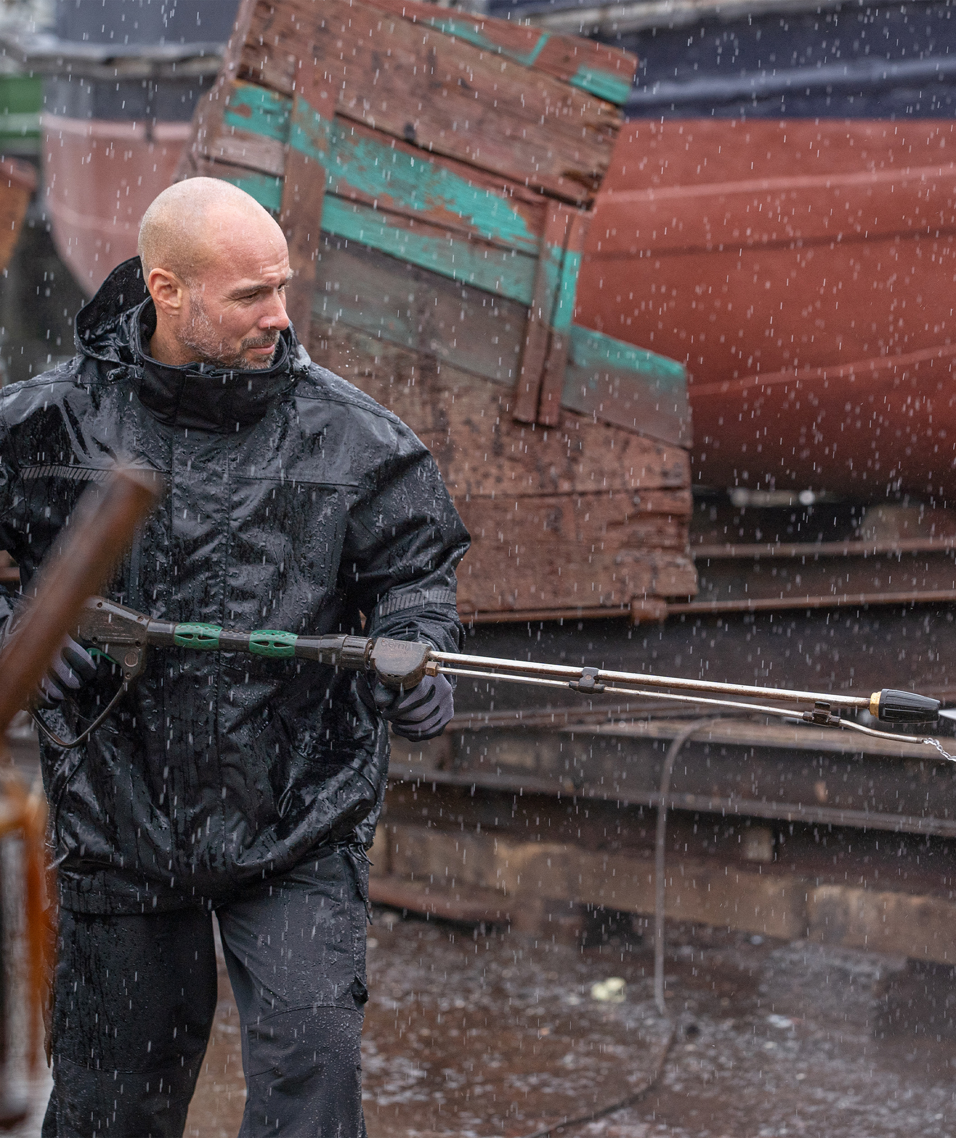 ELKA Working Xtreme Recycled Shelljacke, Schwarz, large image number 3