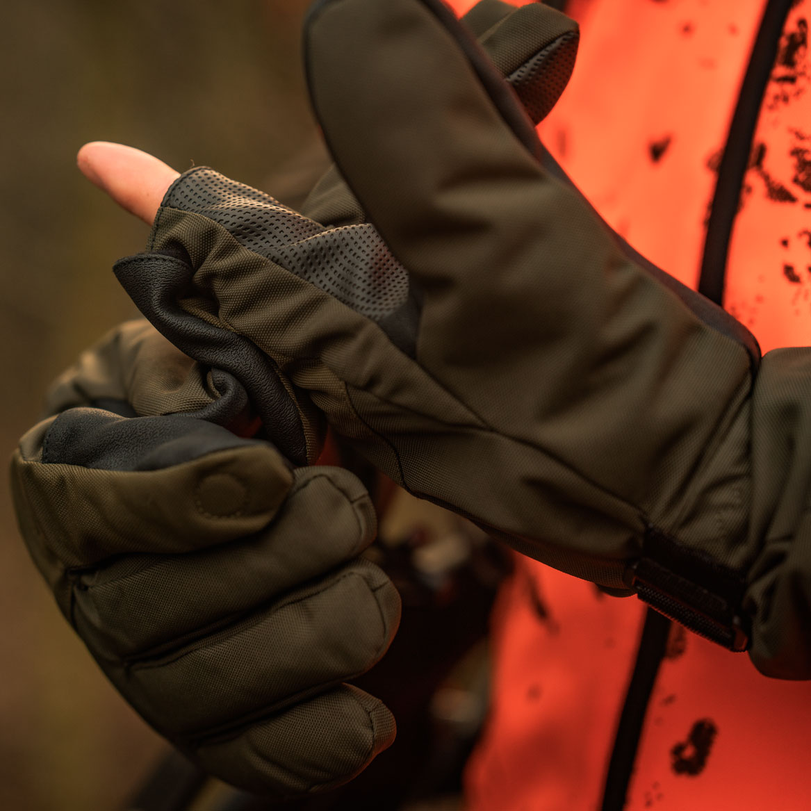 Seeland Trigger Fold-Back gloves, Pine green, large image number 2