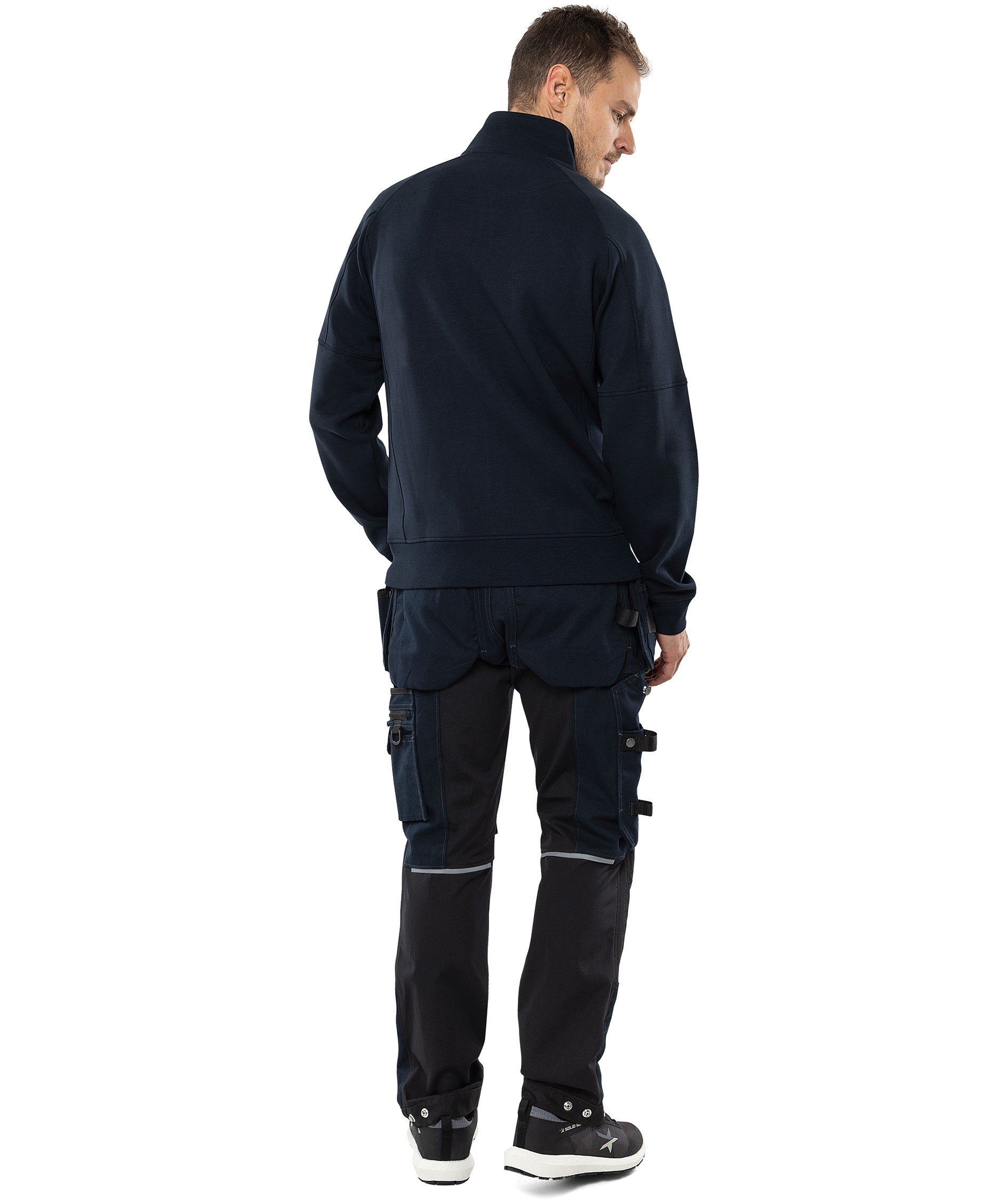 Fristads sweat jacket 7830 GKI, Dark Marine Blue, large image number 3