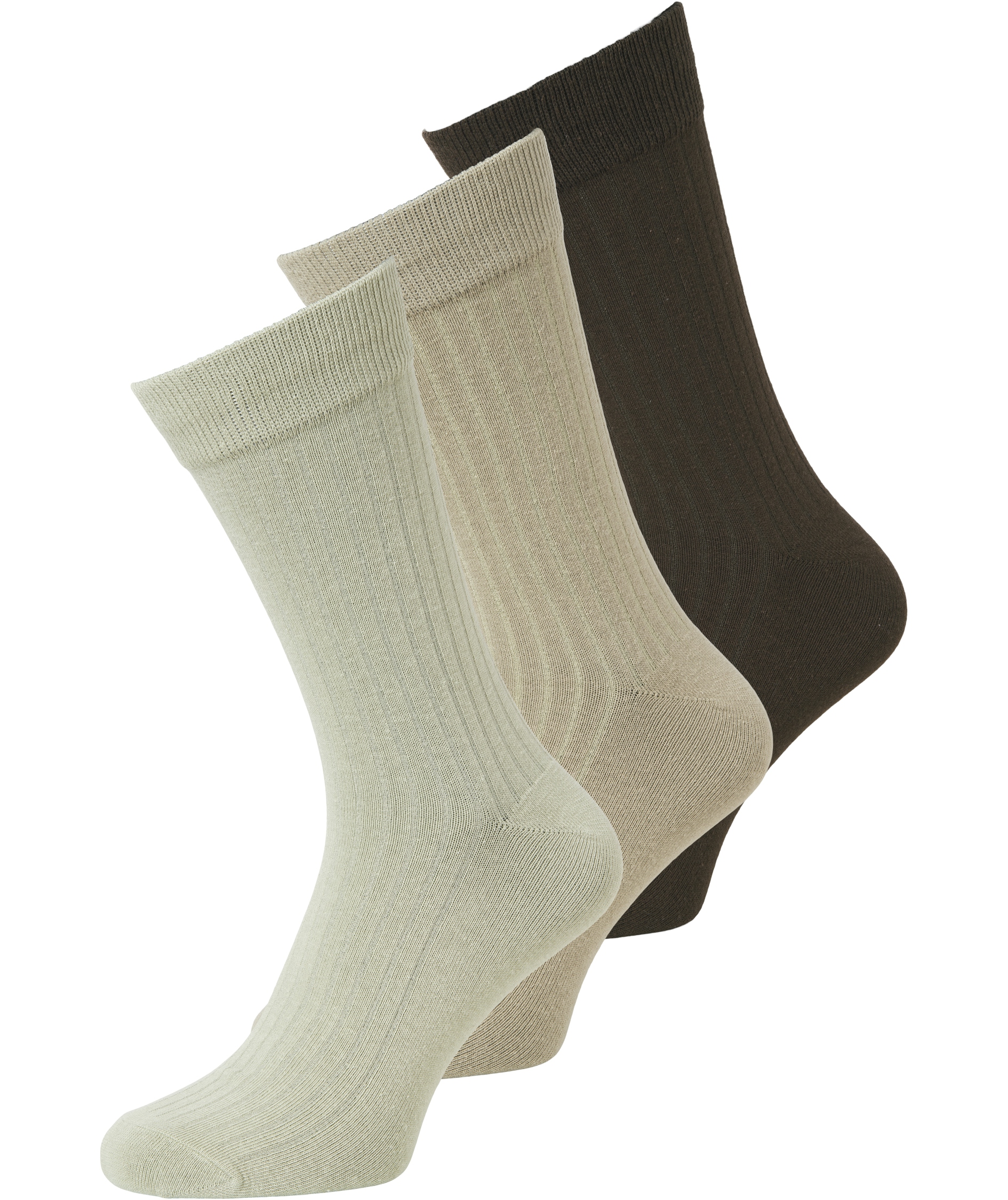 Jack & Jones JACVINI 3er-Pack Str&uuml;mpfe, Lemon Pepper