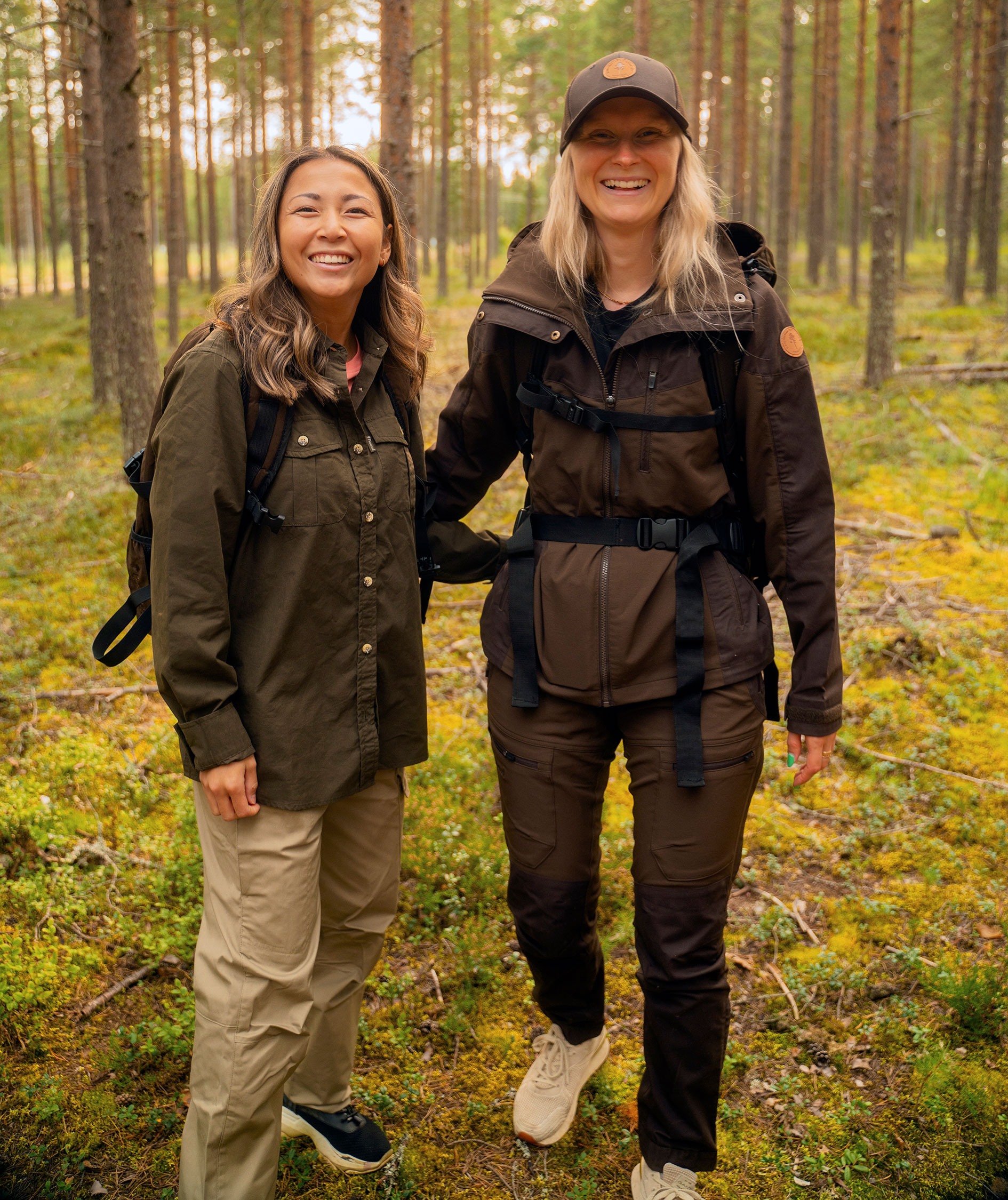 Pinewood&nbsp;Finnveden Hybrid dame friluftsjakke, Dark brown, large image number 12