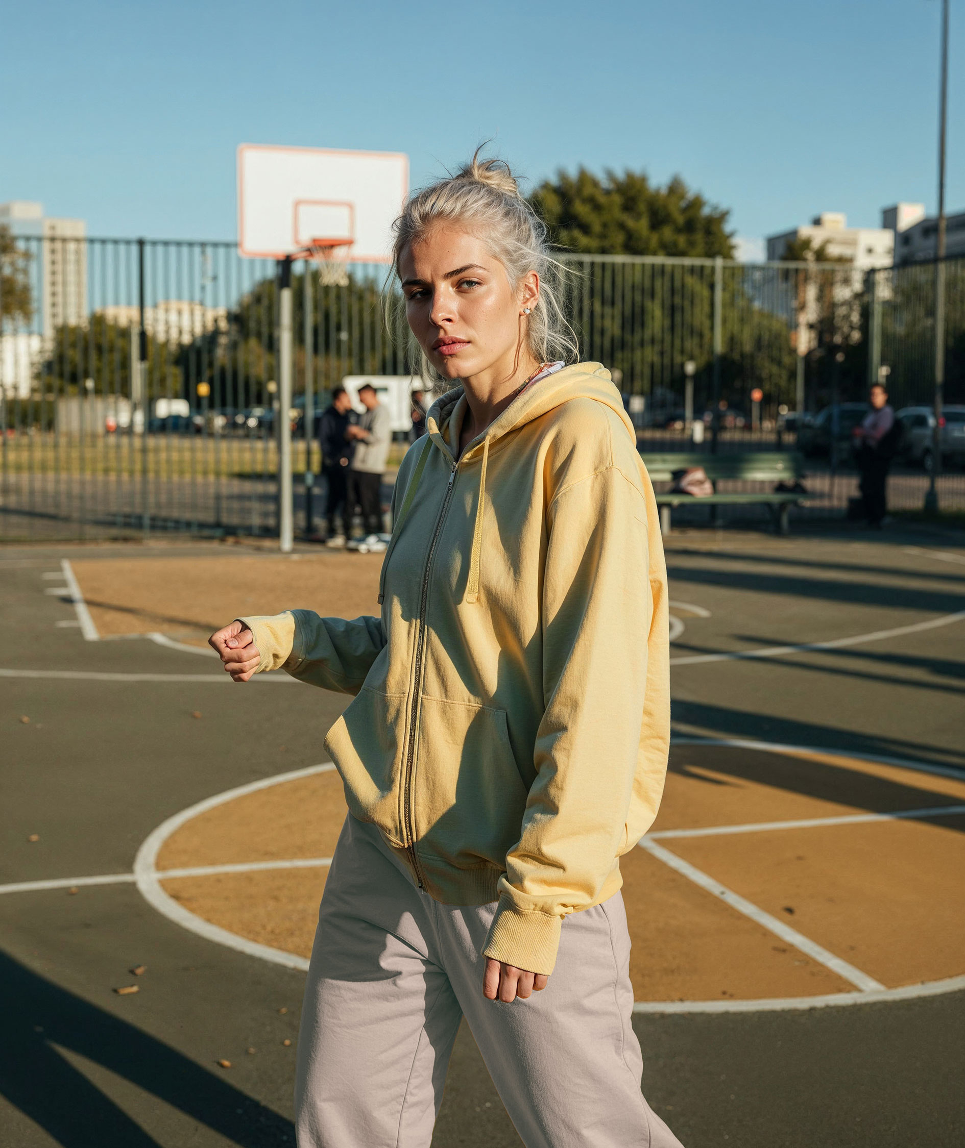 UM Regular fit hoodie with zipper, 3927, large image number 5