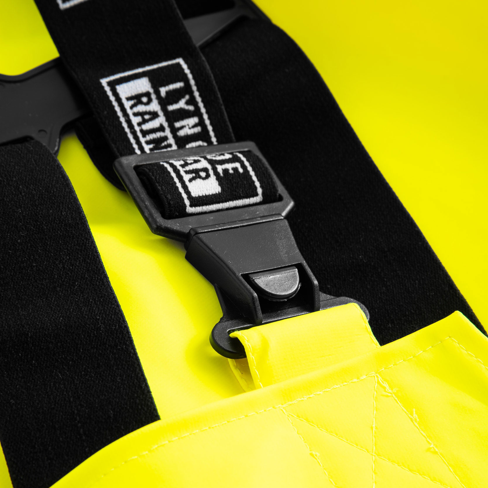 Lyngs&oslash;e Multinorm Regenlatzhose, Hi-vis gelb/marine