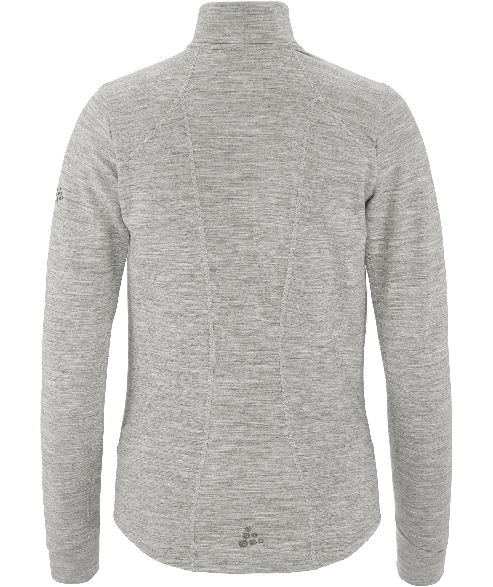 Craft PRO Explore Midlayer cardigan dam, Grey melange, large image number 2