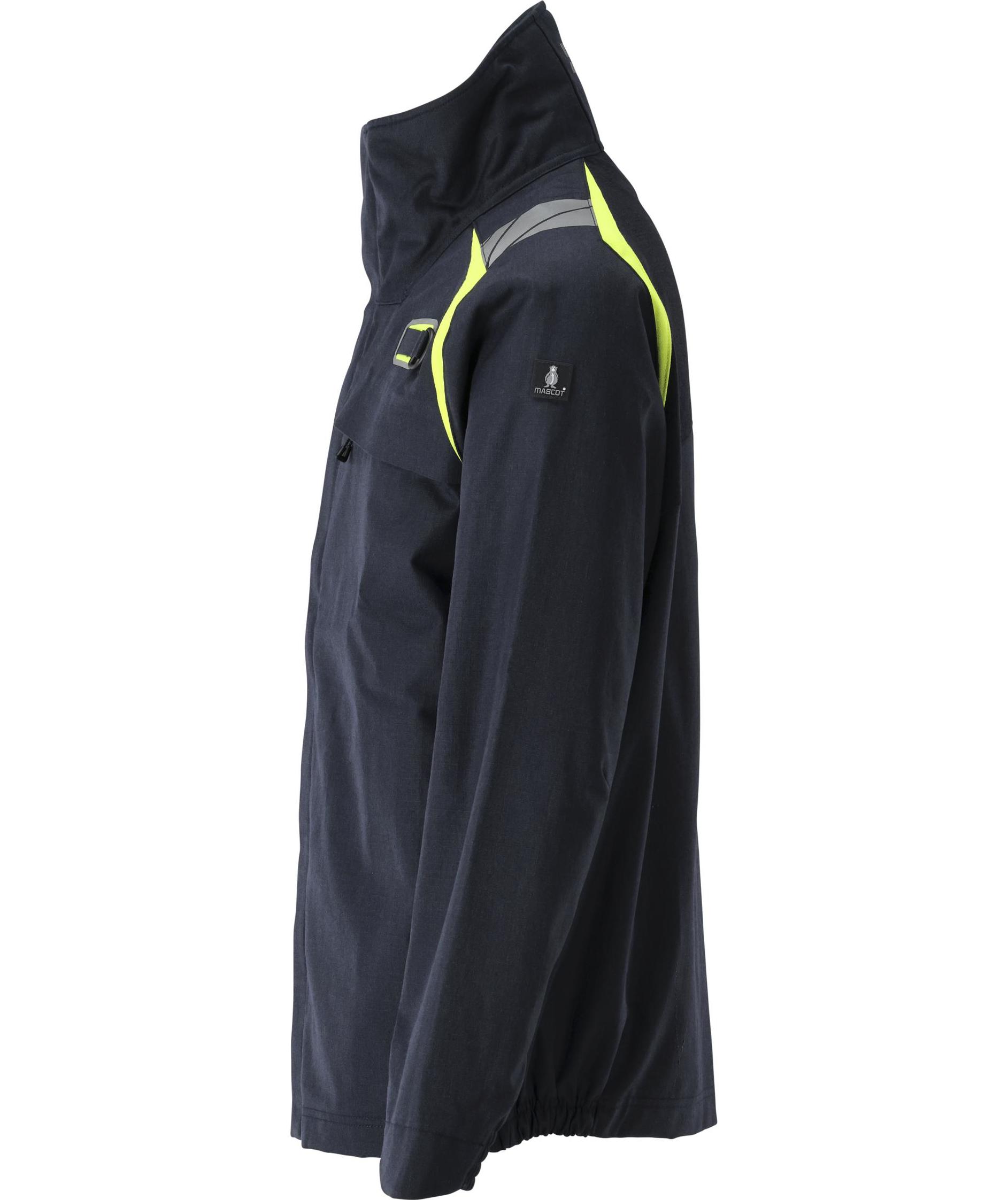 Mascot Accelerate Multisafe jakke, M&oslash;rk Marine/Hi-Vis Gul, large image number 3