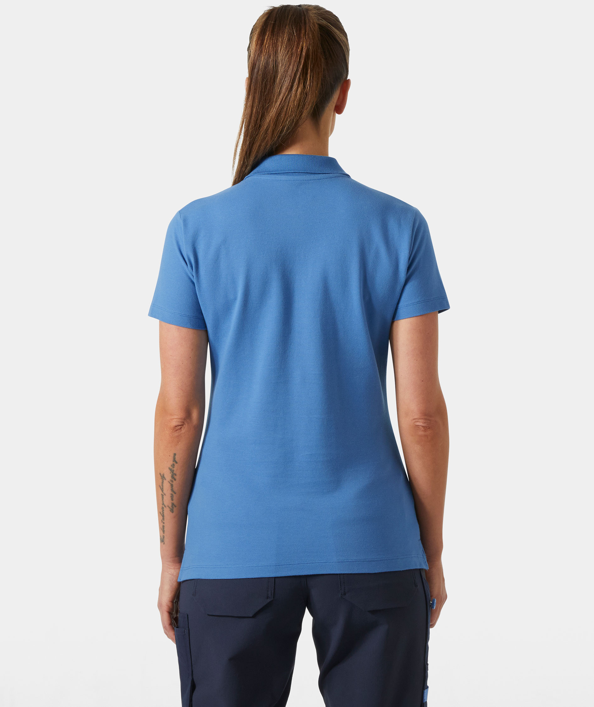 Helly Hansen Classic 2.0 women's polo T-shirt, Stone Blue, large image number 3