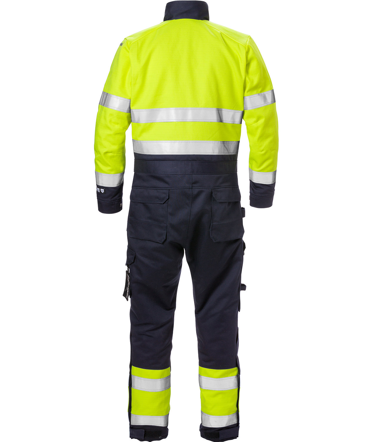 Fristads Flame vinterkjeledress 8088, Hi-Vis gul/marinebl&aring;