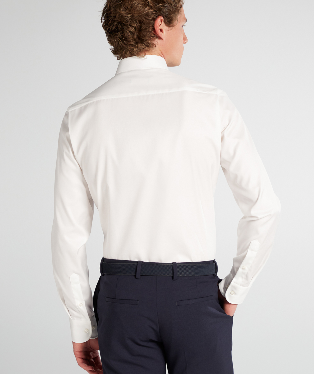 Eterna Cover Slim fit skjorte, Off White, large image number 2