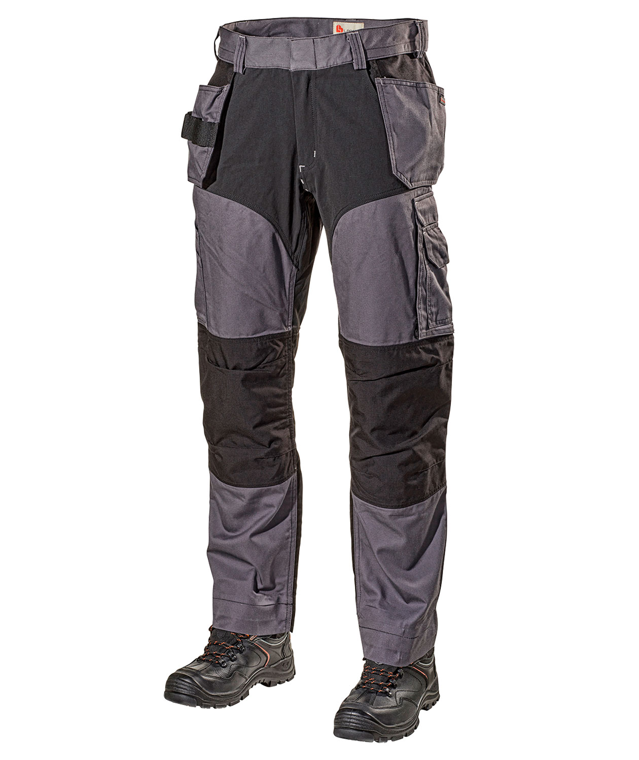 L.Brador h&aring;ndv&aelig;rkerbukser 1843PB, Gr&aring;, Gr&aring;, swatch