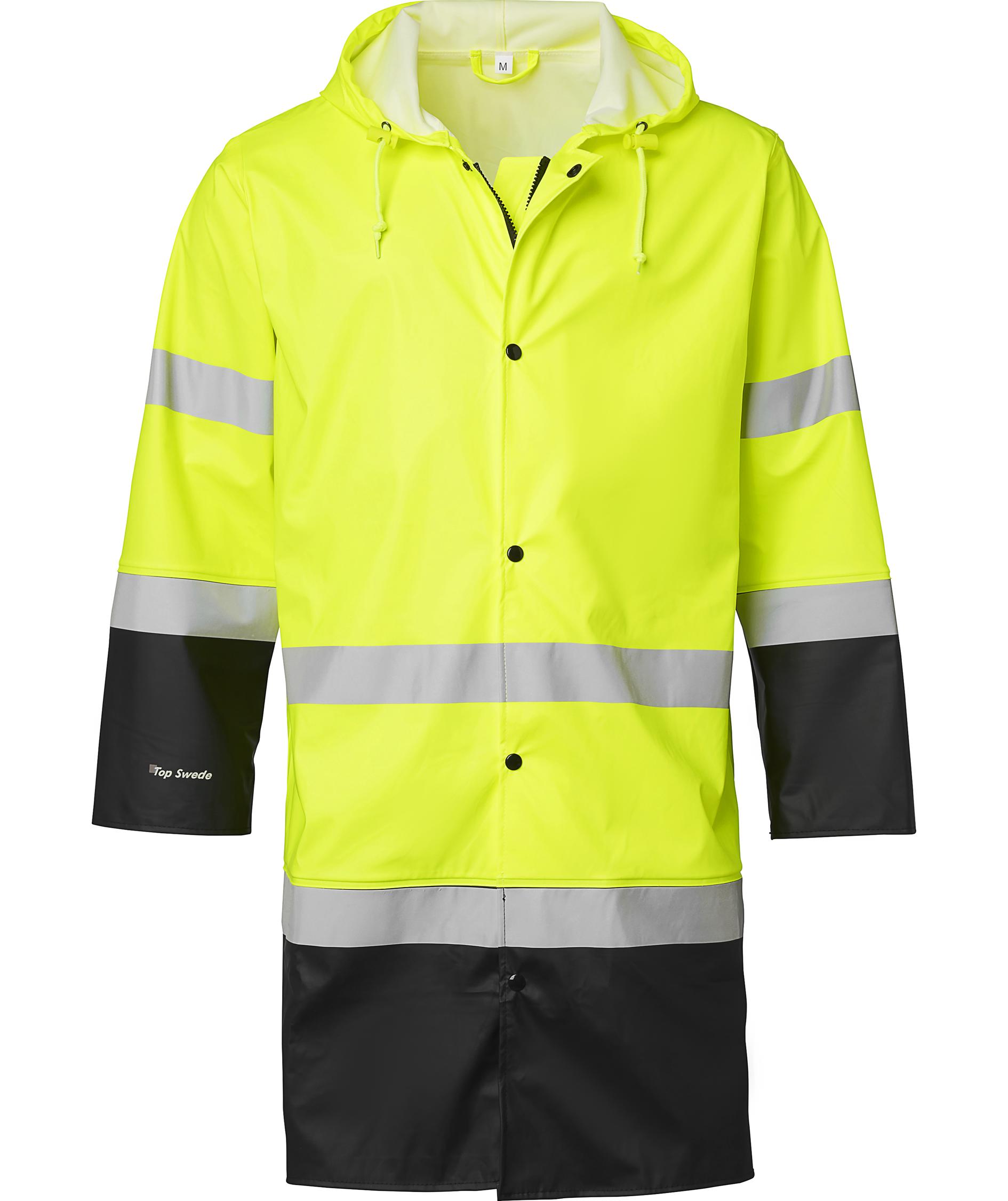 Top Swede regnfrakke 182, Sort