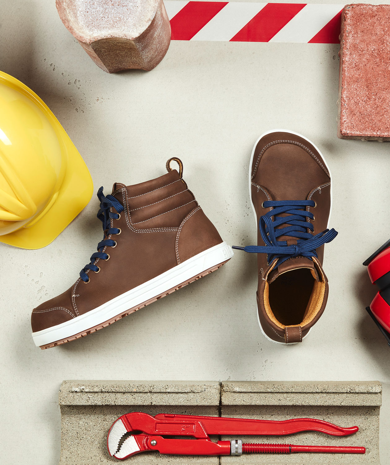 Birkenstock QS 700 Regular fit skyddsk&auml;ngor S3, Brun