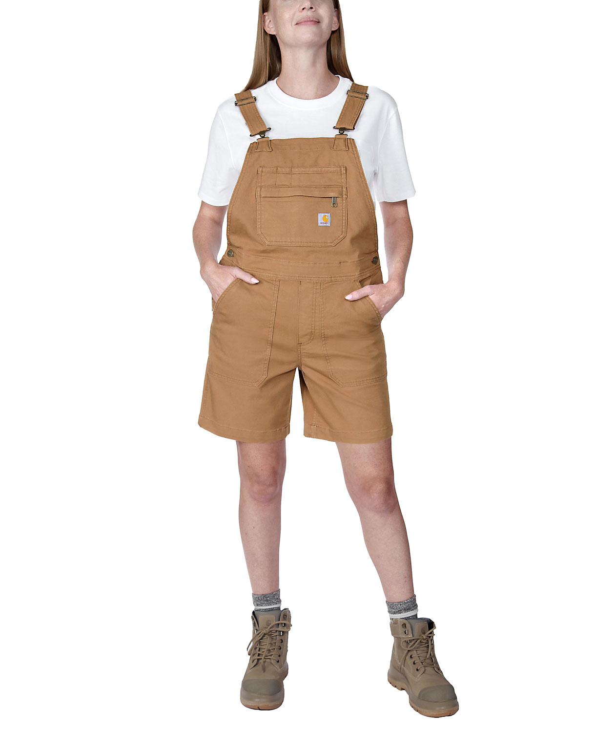 Carhartt Rugged Flex shortall dam, Carhartt Brown