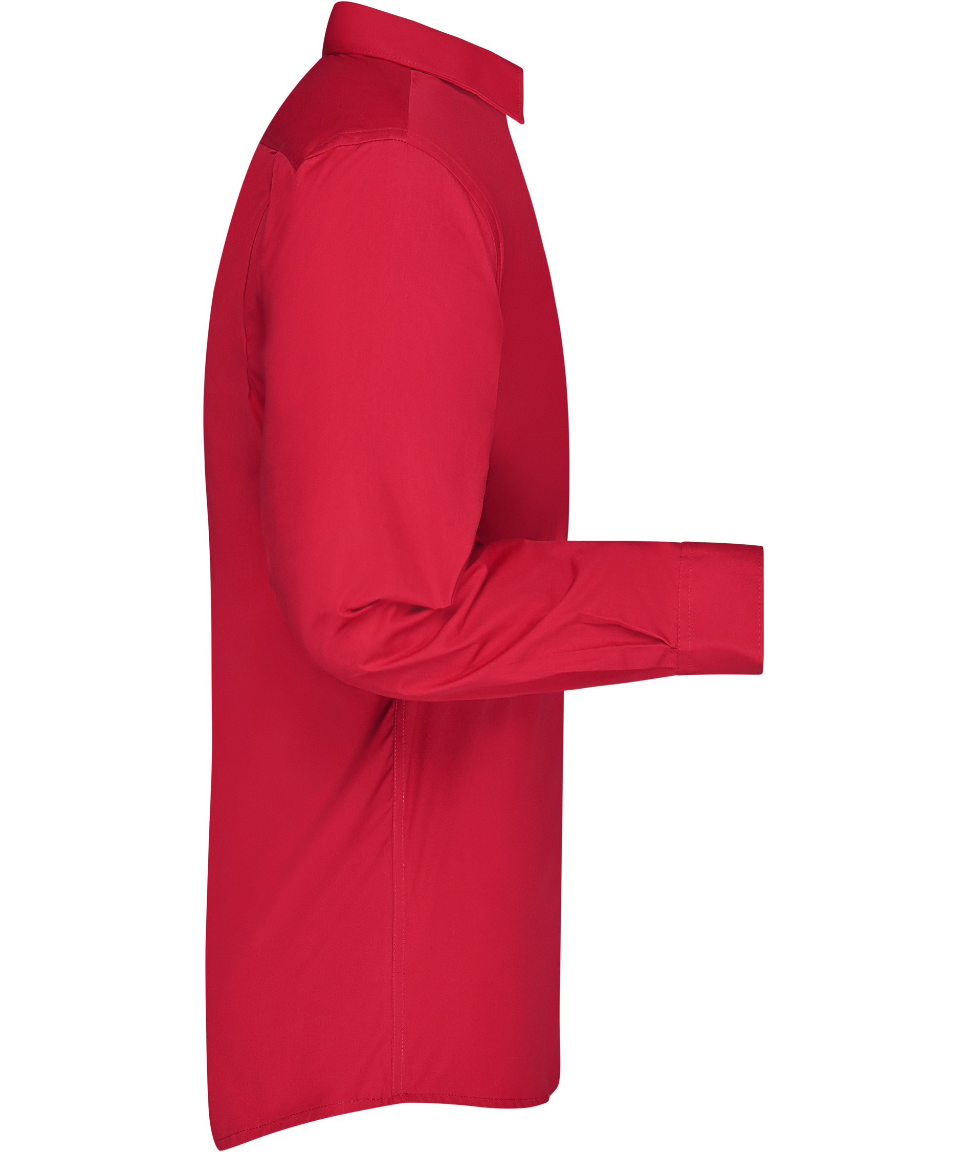 James & Nicholson modern fit  skjorte, R&oslash;d, large image number 2