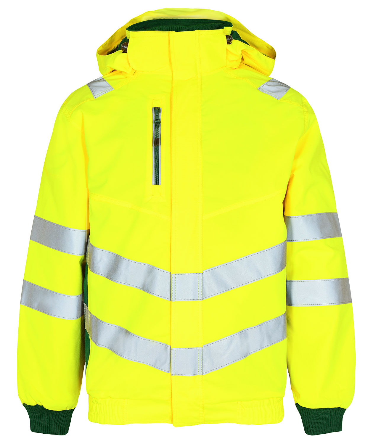 Engel Safety Pilotenjacke, Hi-vis Gelb/Gr&uuml;n, Hi-vis Gelb/Gr&uuml;n, swatch