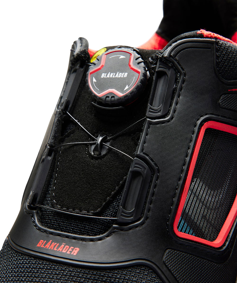 Bl&aring;kl&auml;der&nbsp;Gecko safety shoes S1P, Black/Red, large image number 5