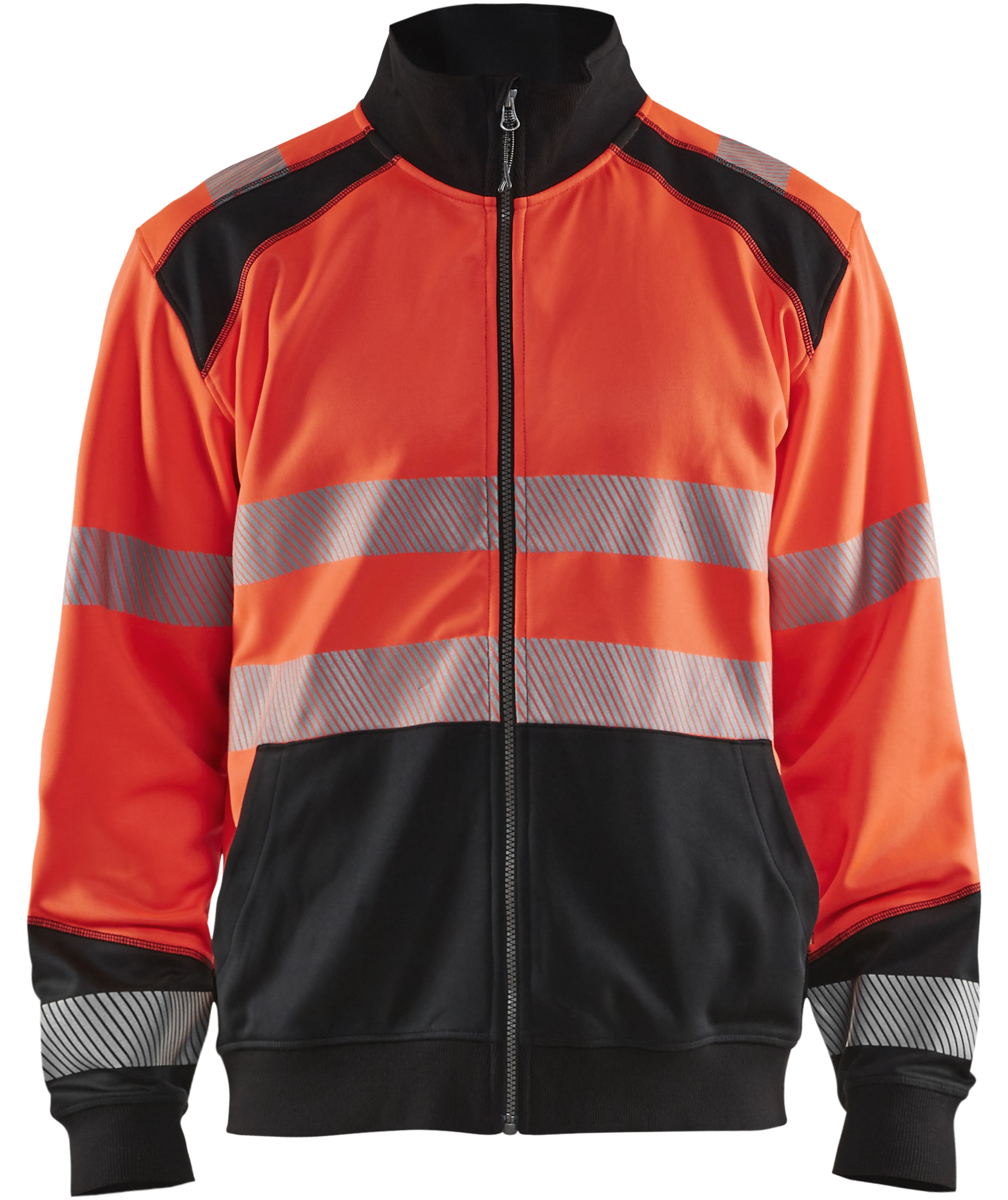 Bl&aring;kl&auml;der cardigan, Hi-Vis red/black, large image number 0