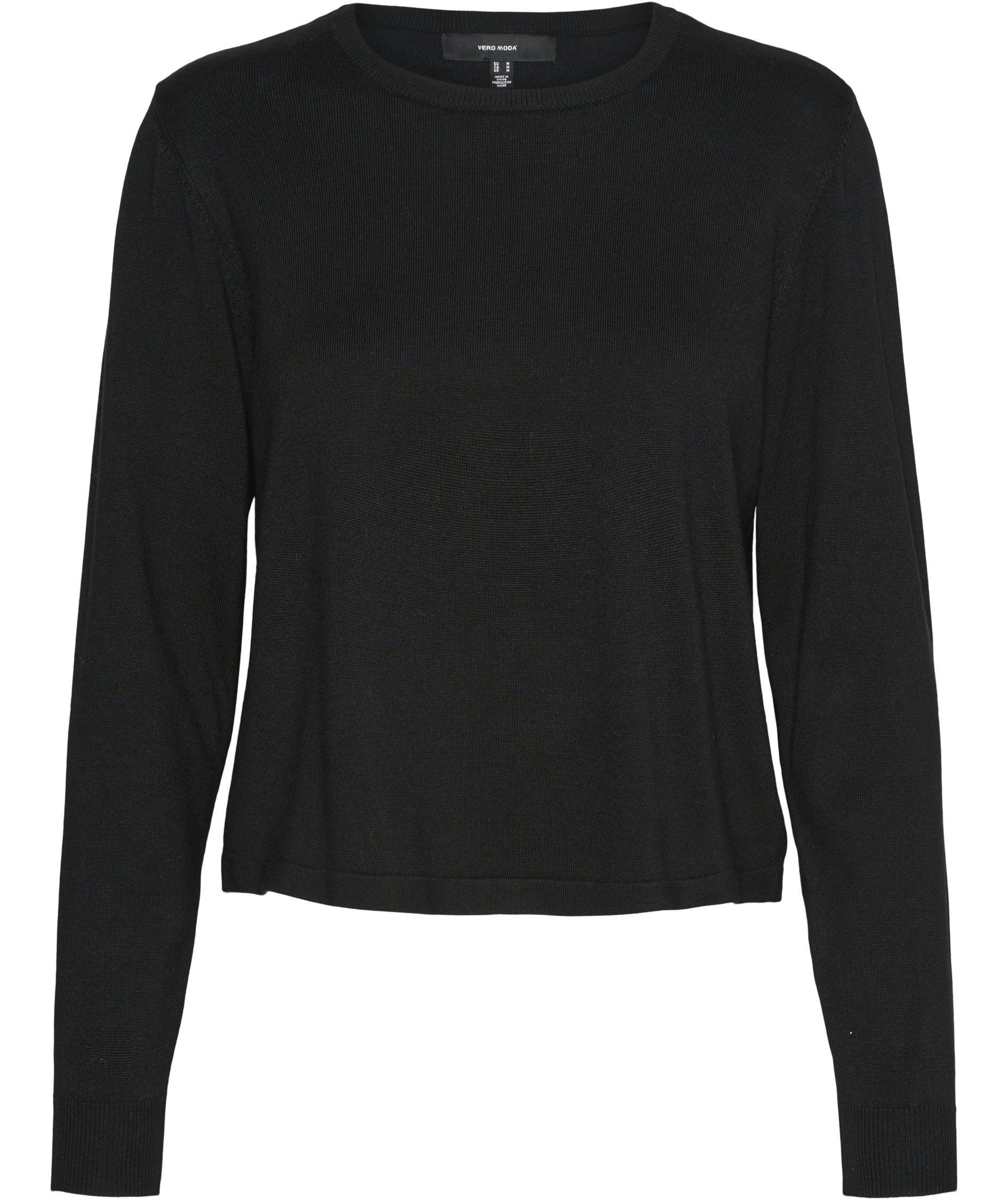 Vero Moda VMSILJE stickad tr&ouml;ja dam, Black