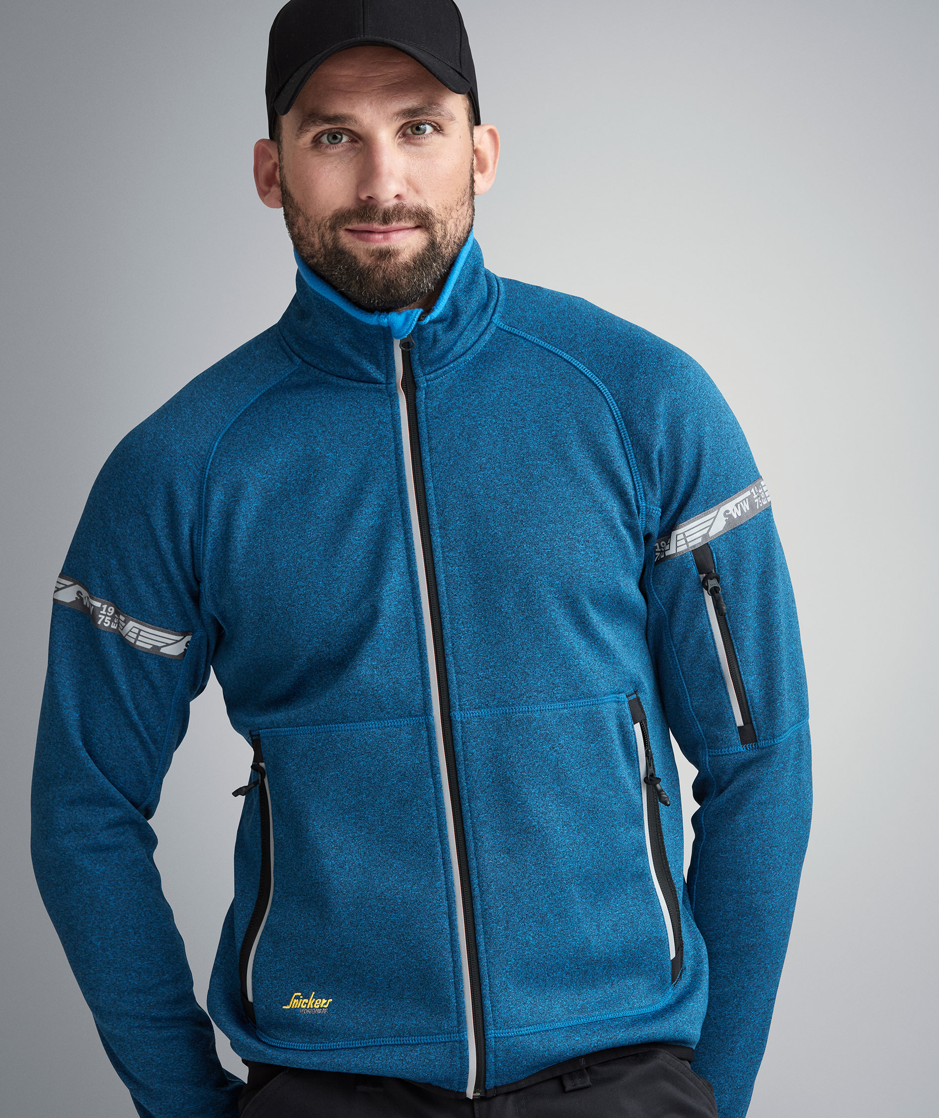 Snickers AllroundWork 37.5&reg; fleece jacket 8004, Blue