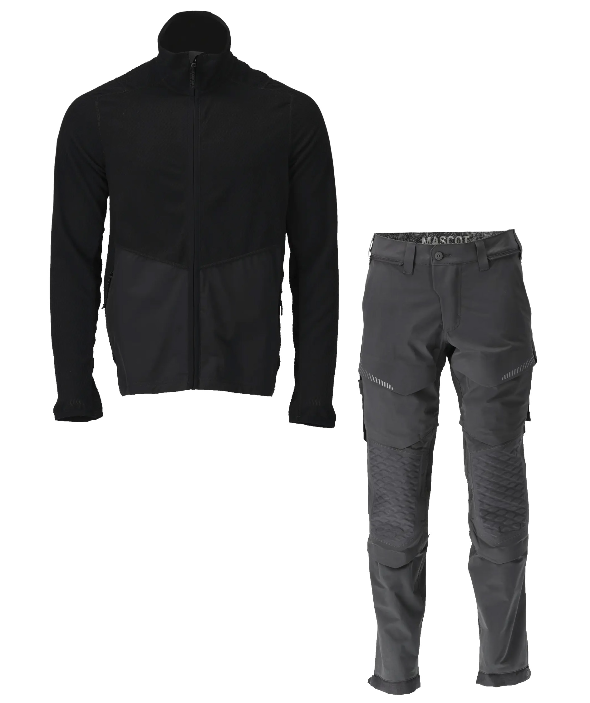 Mascot arbeidsbukse og fleecegenser